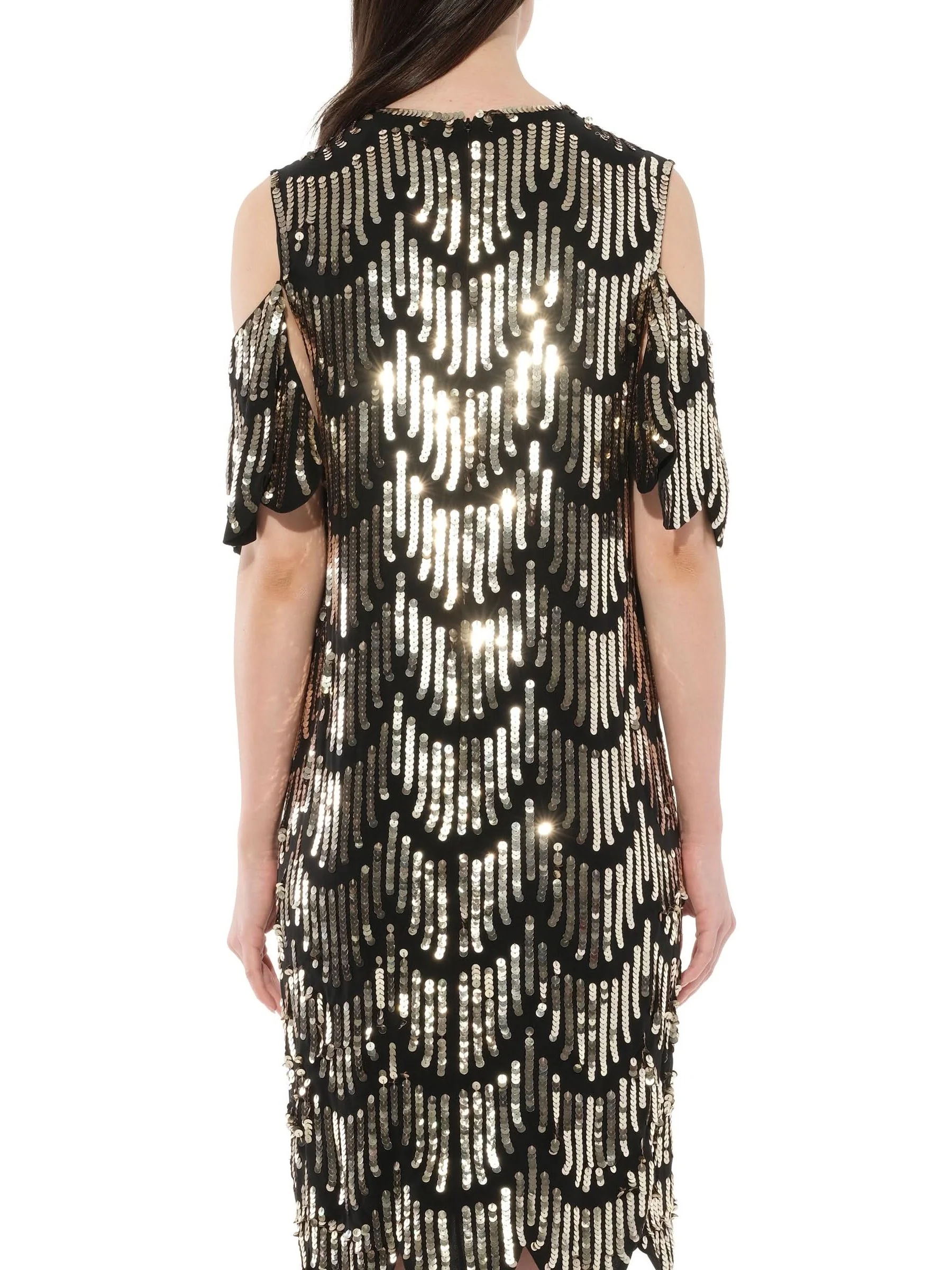 Short Dress in Gold - Image 6