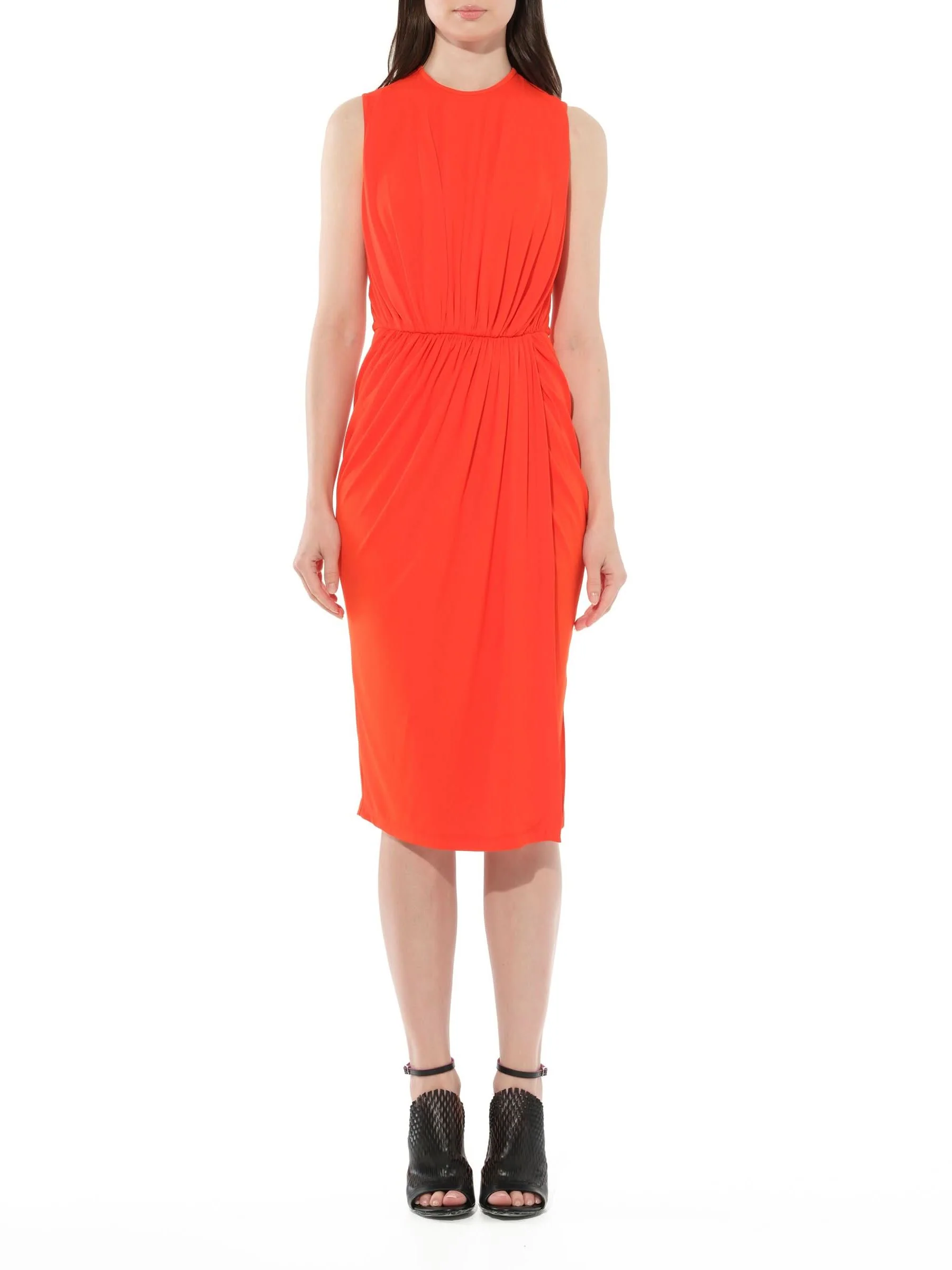 Short Dress in Orange - Image 4