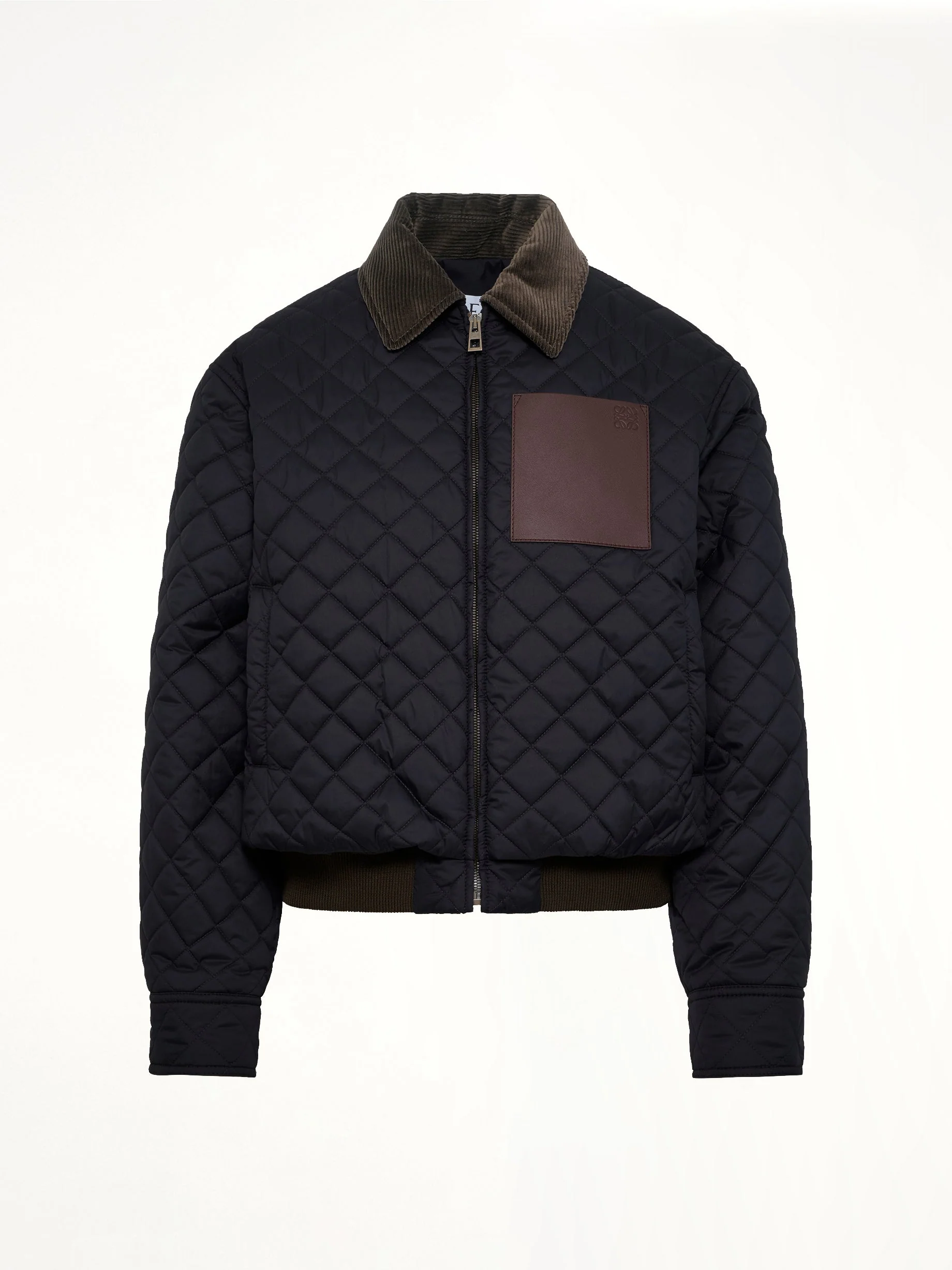Short Padded Jacket in Dark Navy - Image 2