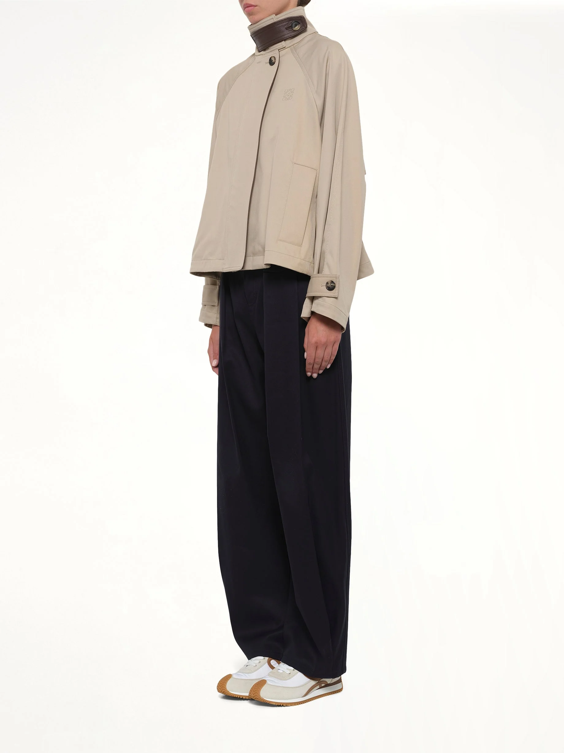 Short Parka in Beige - Image 4