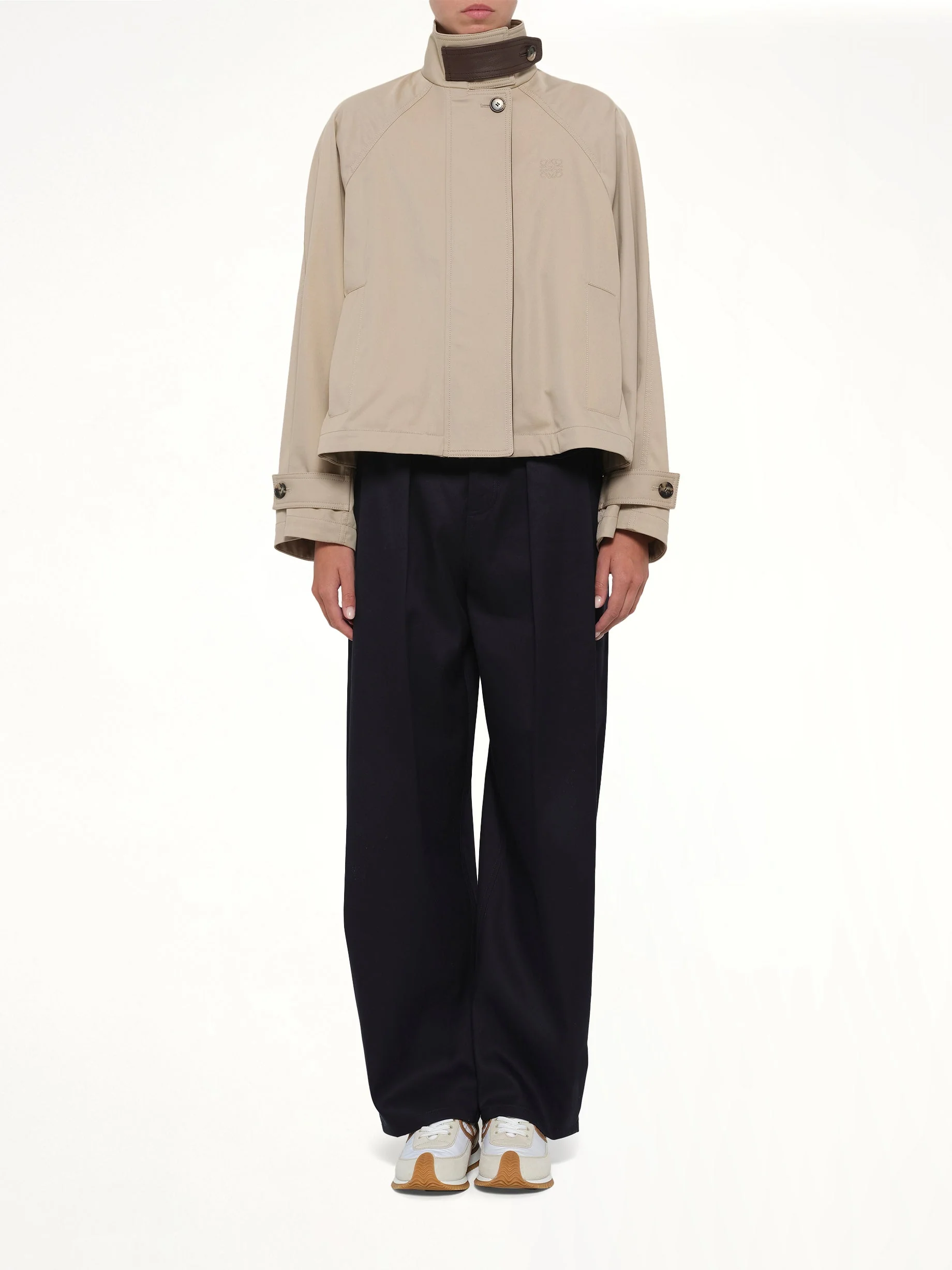 Short Parka in Beige - Image 7