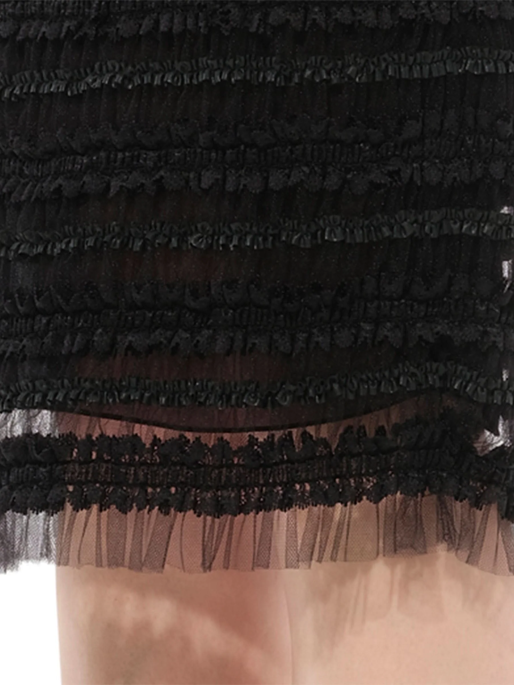 Short Skirt in Black - Image 3
