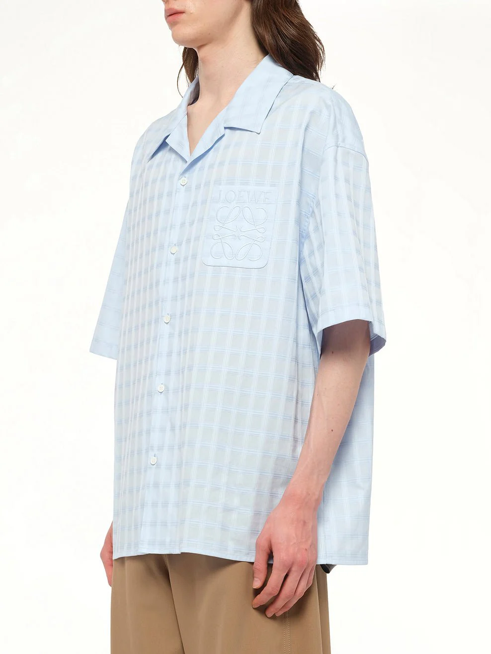 Short Sleeve Shirt in Light Blue - Image 3