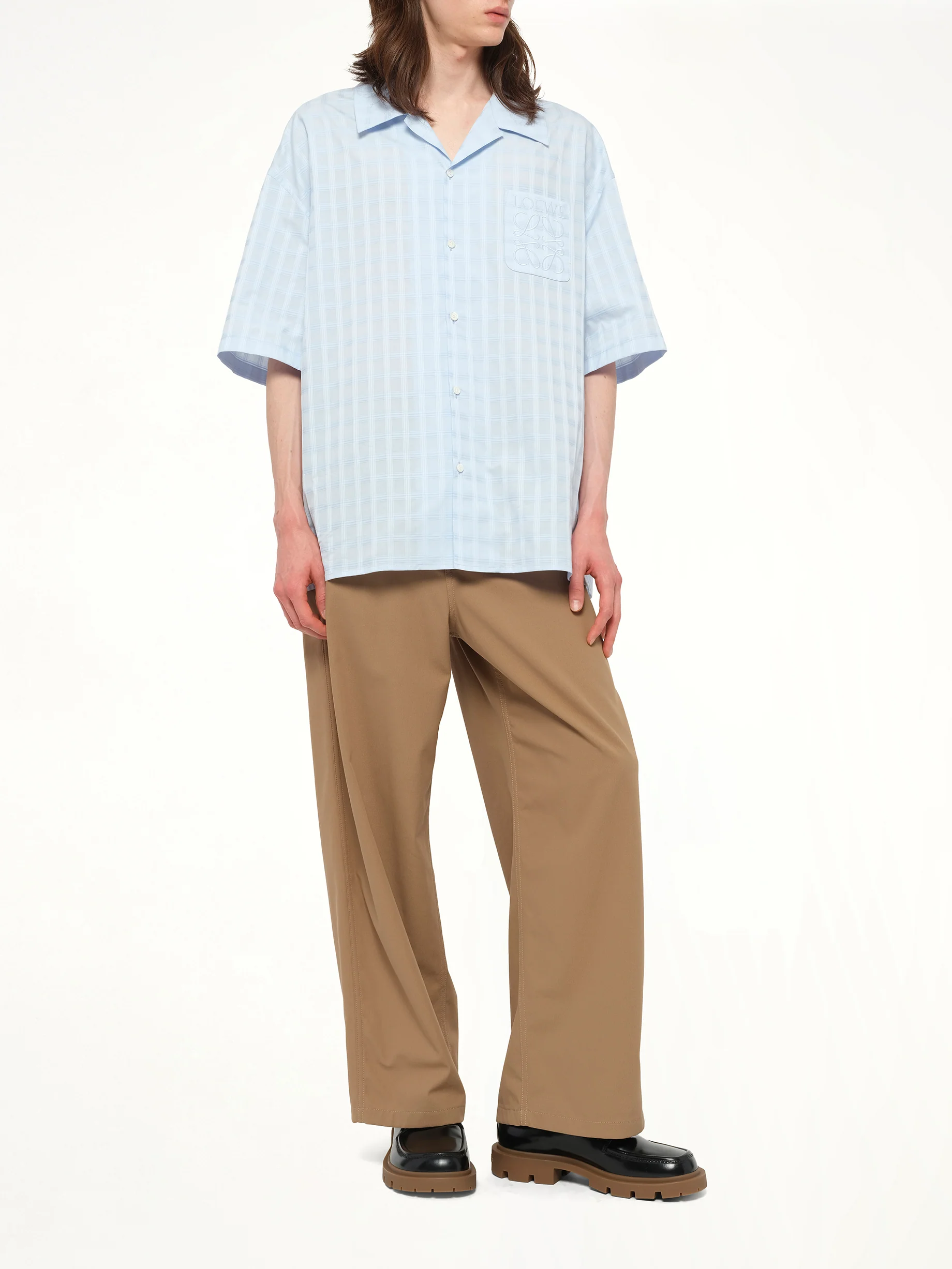 Short Sleeve Shirt in Light Blue - Image 4