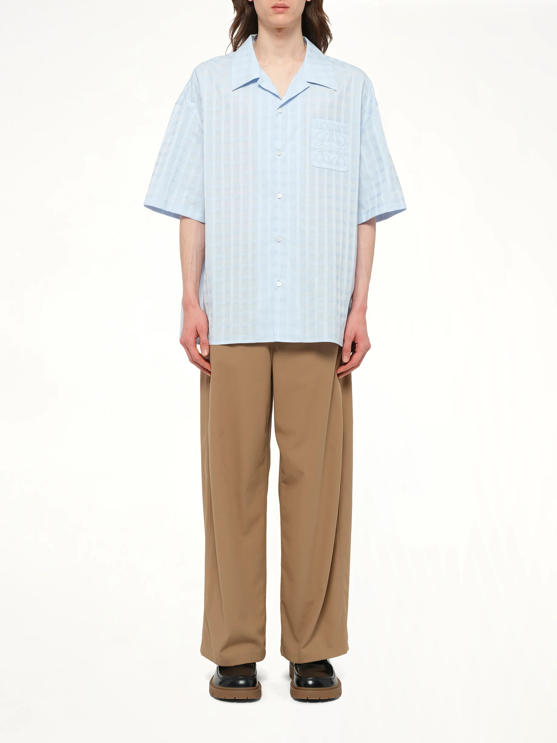 Short Sleeve Shirt in Light Blue - Image 6