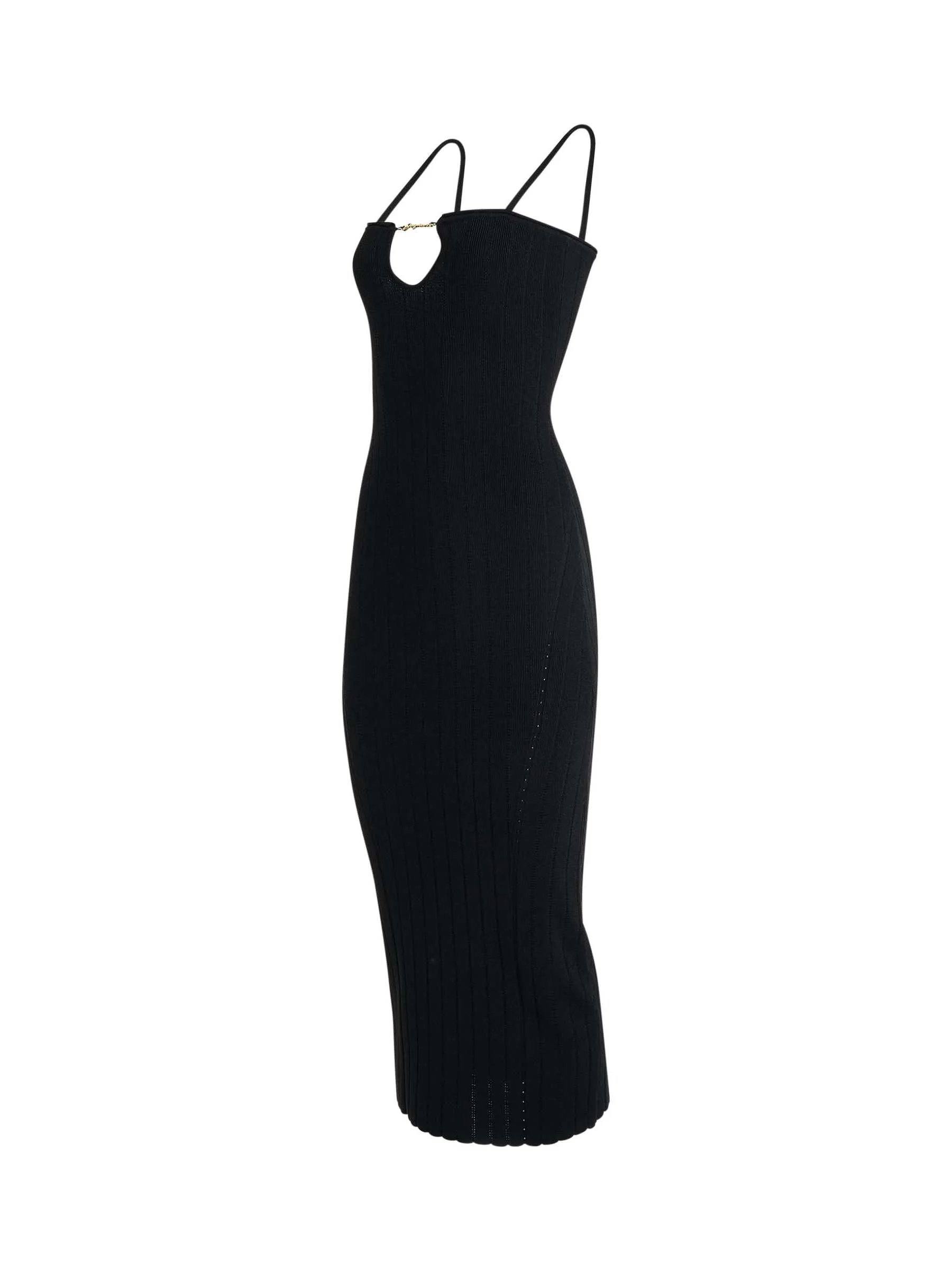 Sierra Bretelles Dress in Black - Image 2