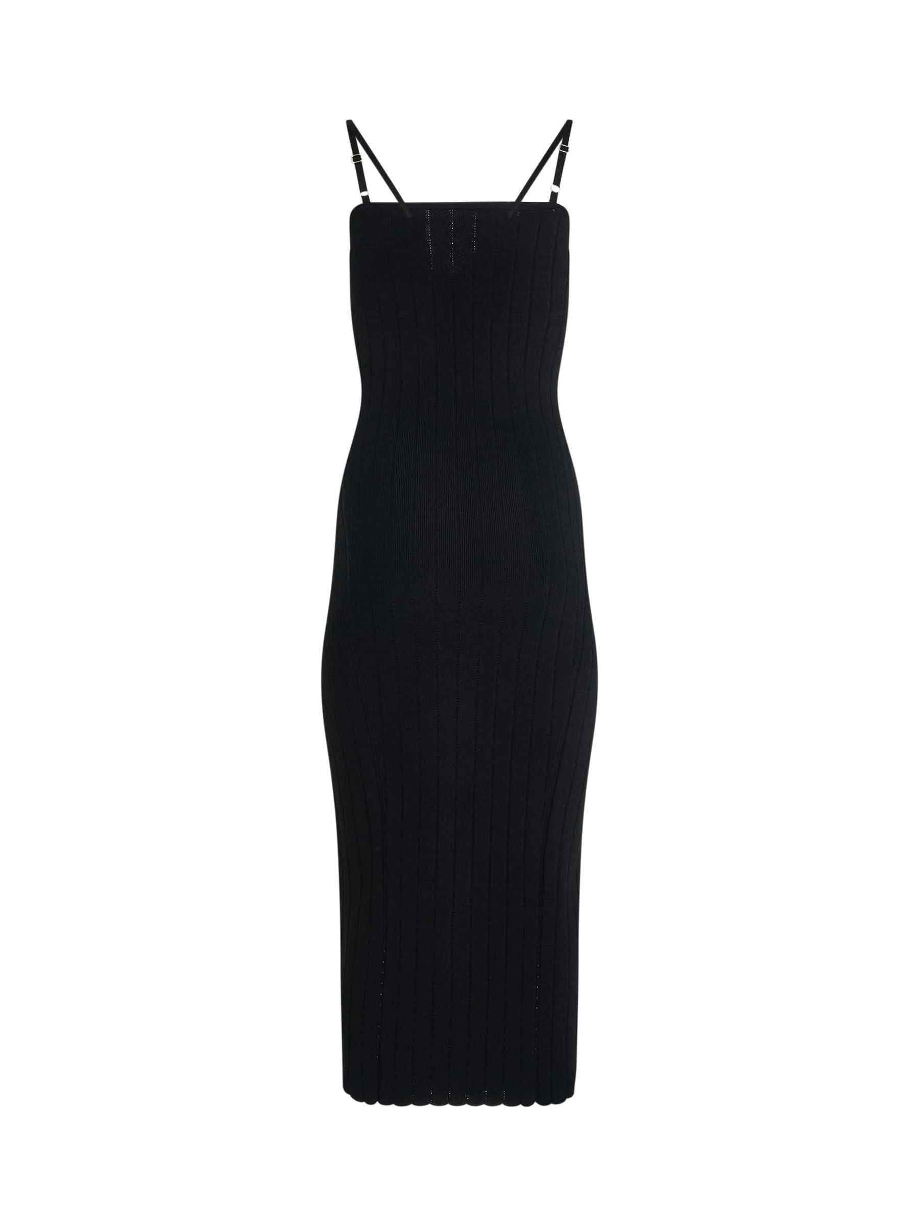 Sierra Bretelles Dress in Black - Image 4