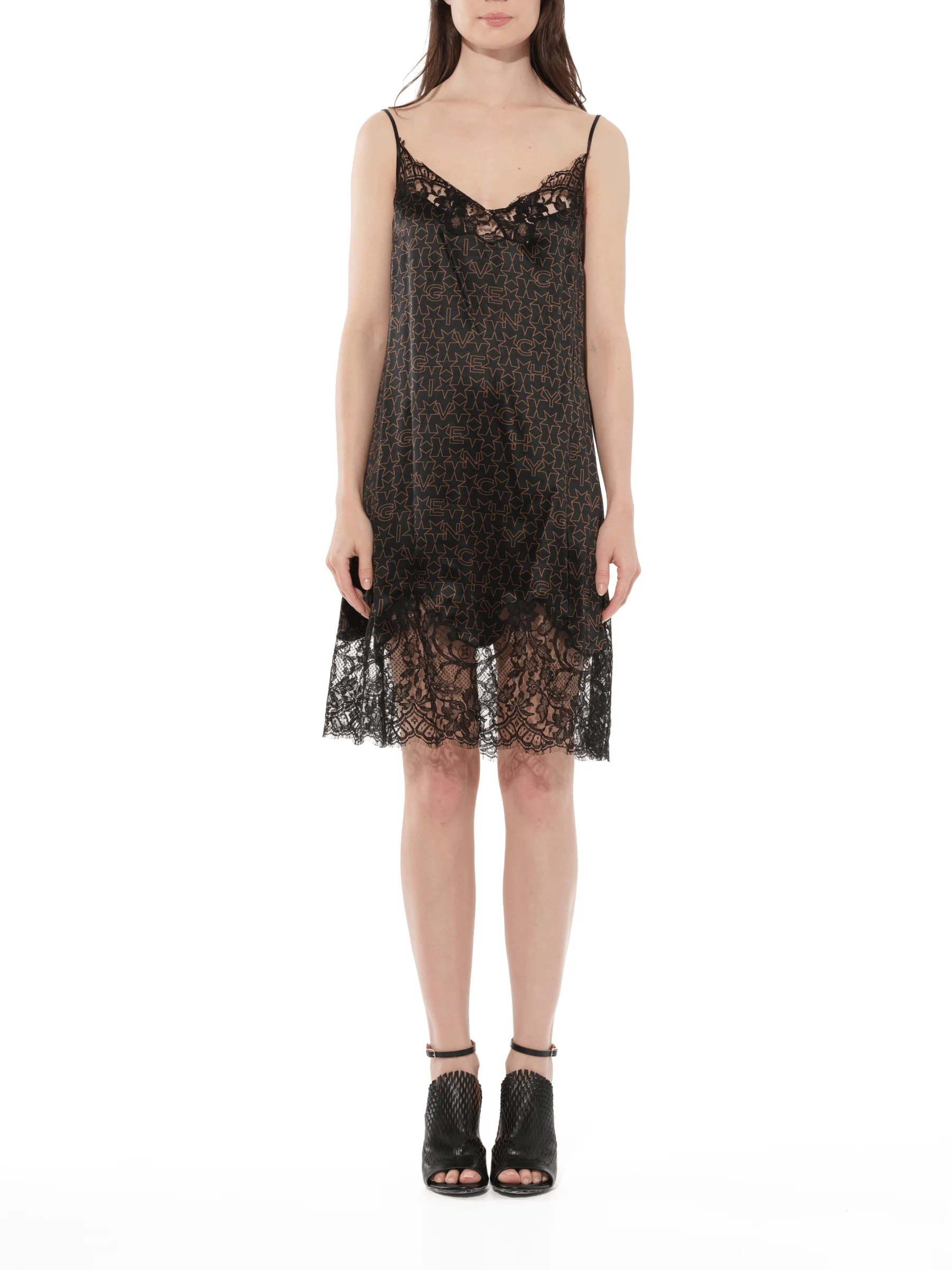 Silk Dress in Black - Image 4