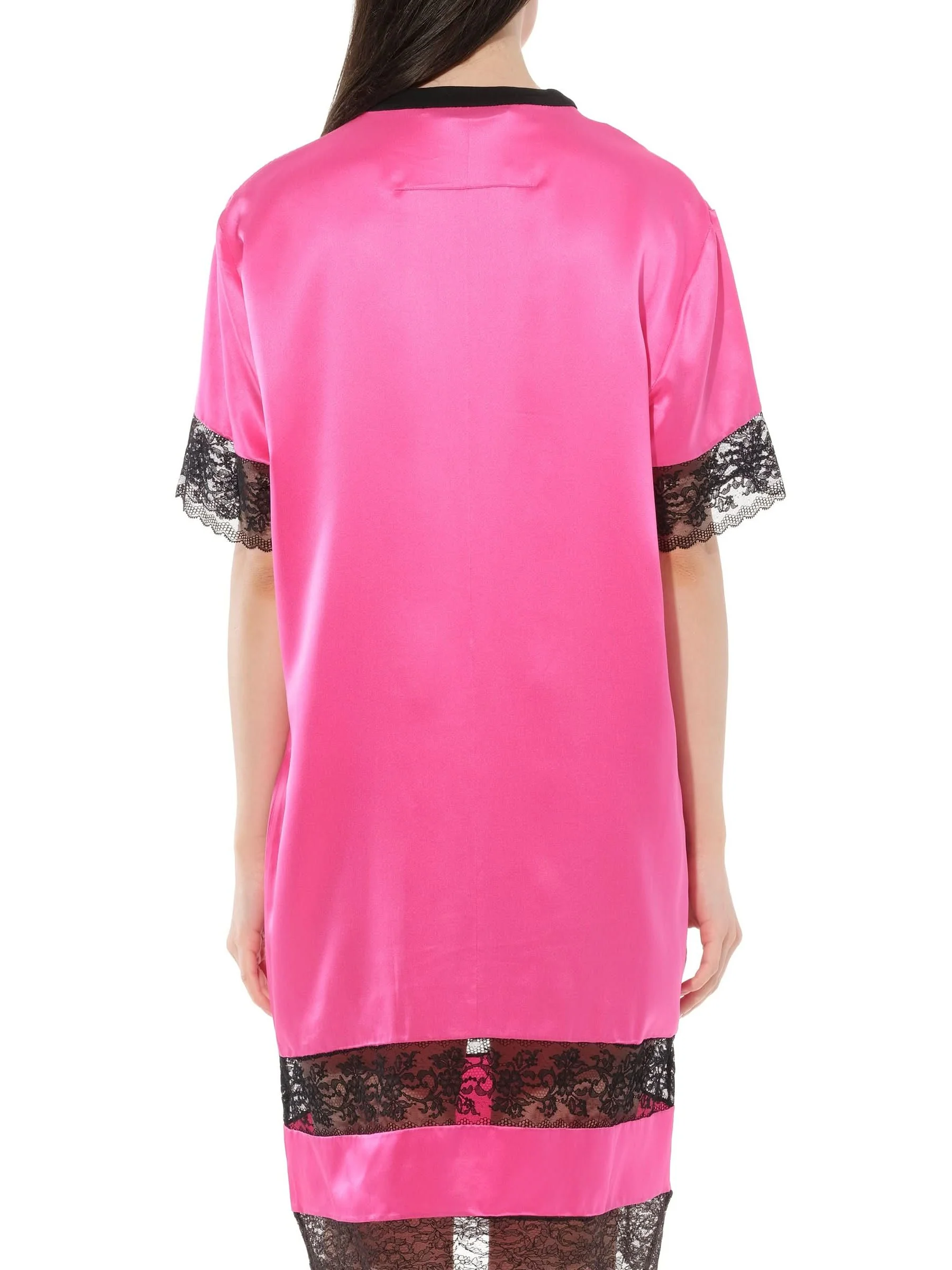 Silk Dress in Fushia - Image 6