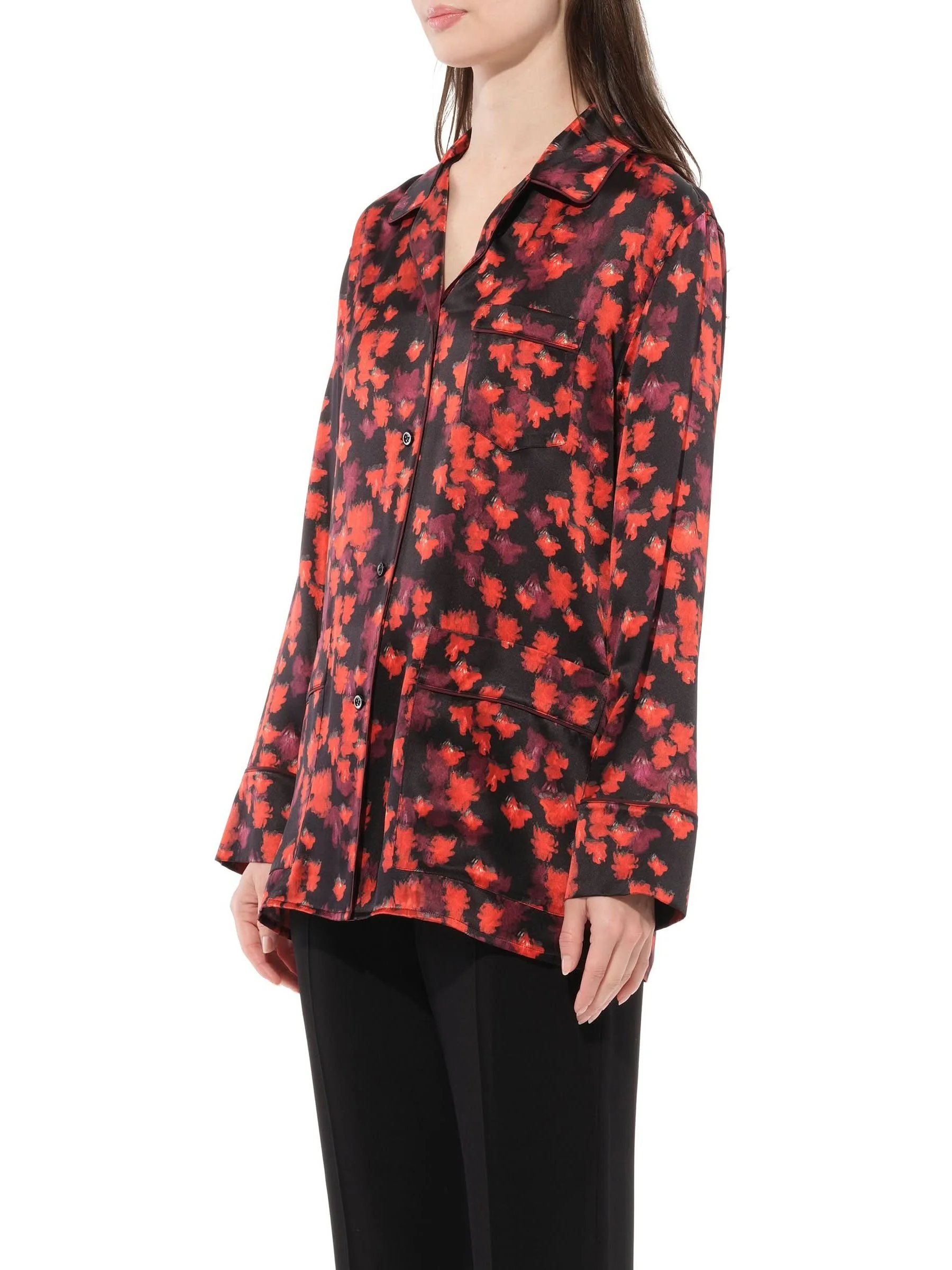 Silk Shirt in Multicolor - Image 5