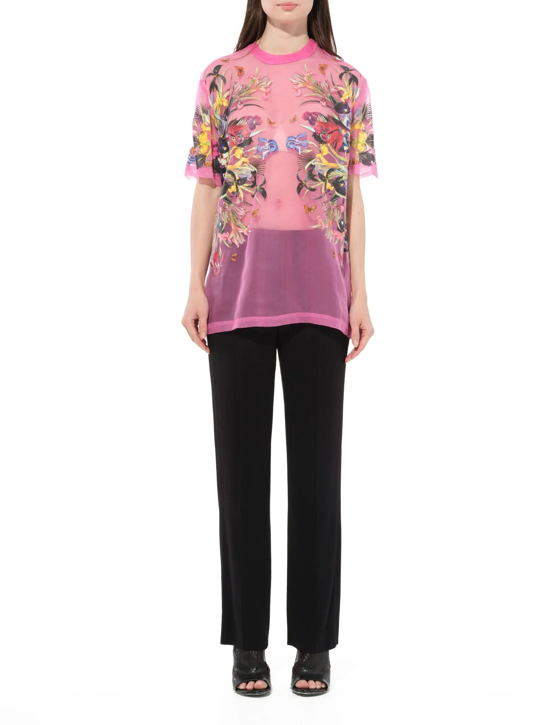 Silk Top in Fushia - Image 4