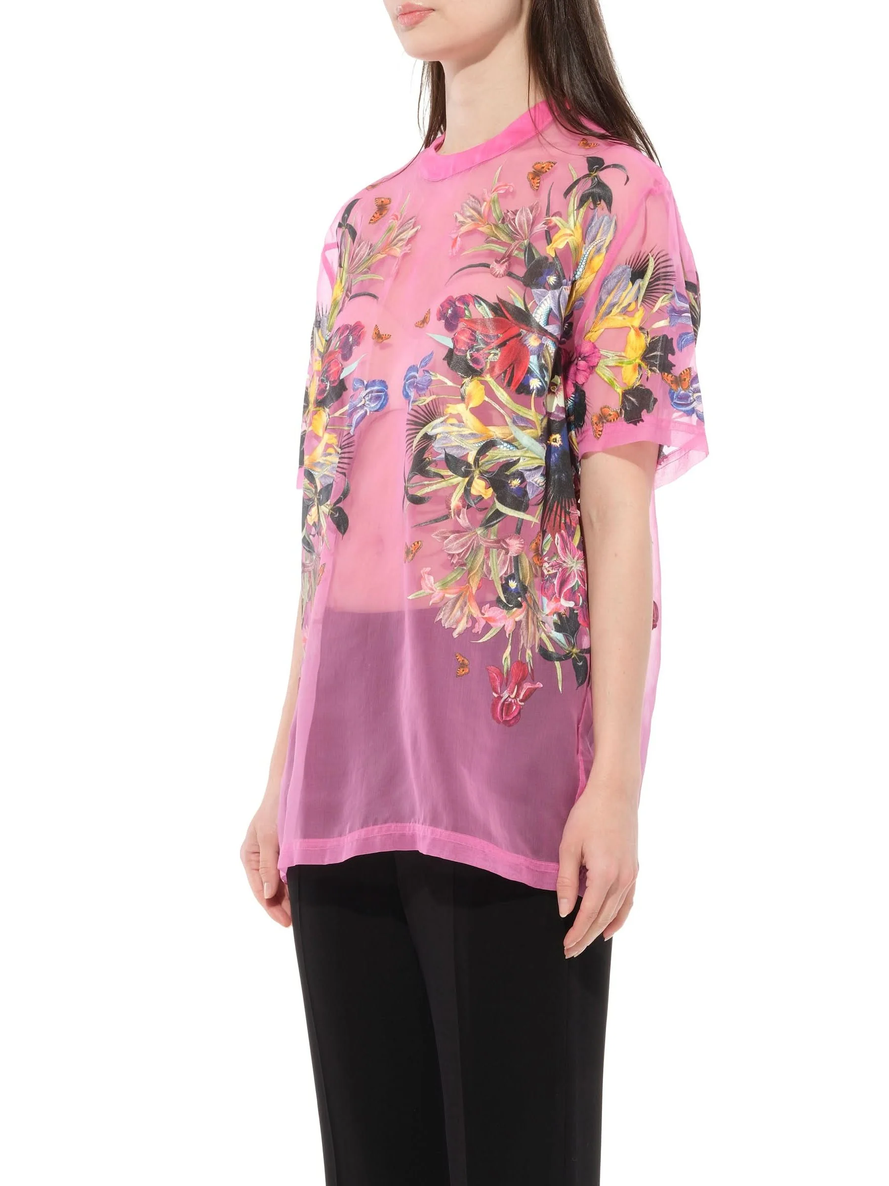 Silk Top in Fushia - Image 5