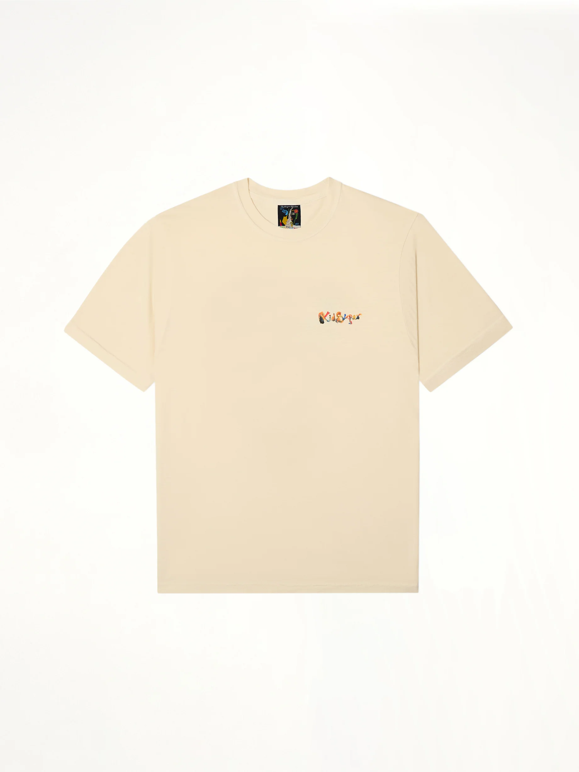 Simple T-Shirt in Ivory - Image 2