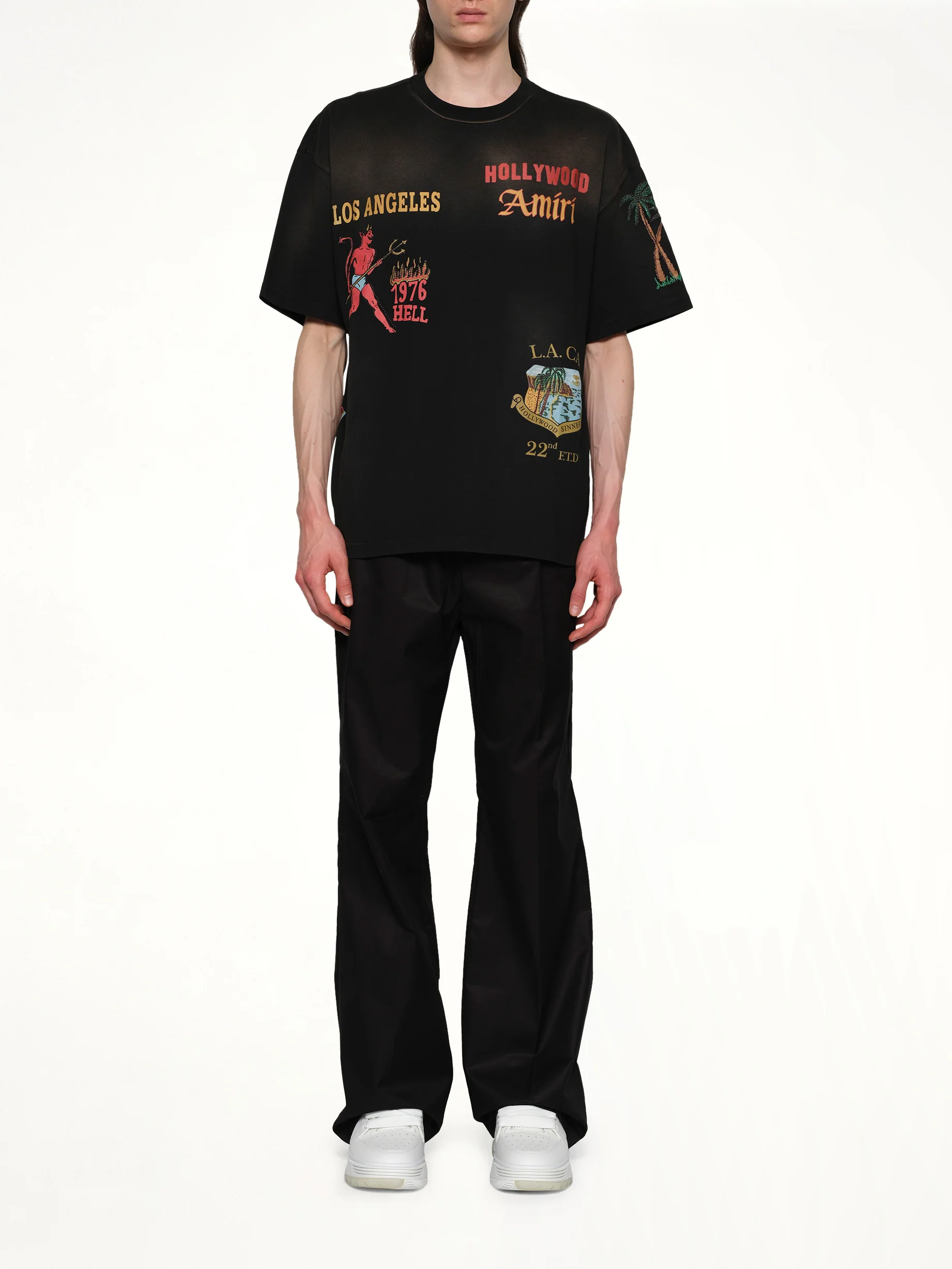 Sinners Oversized T-Shirt in Black - Image 7
