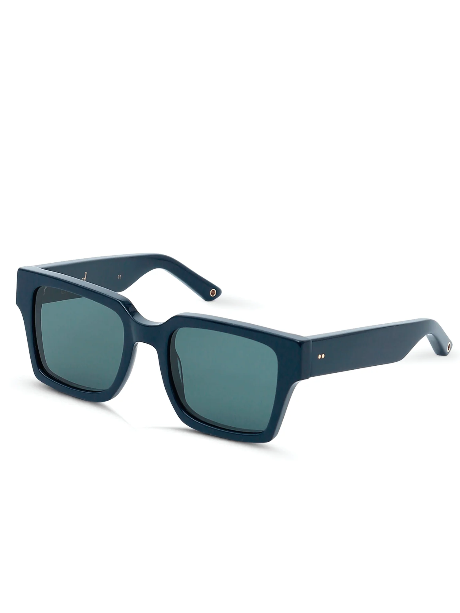 Sixteen Navy Sunglass with Grey Flash Lens