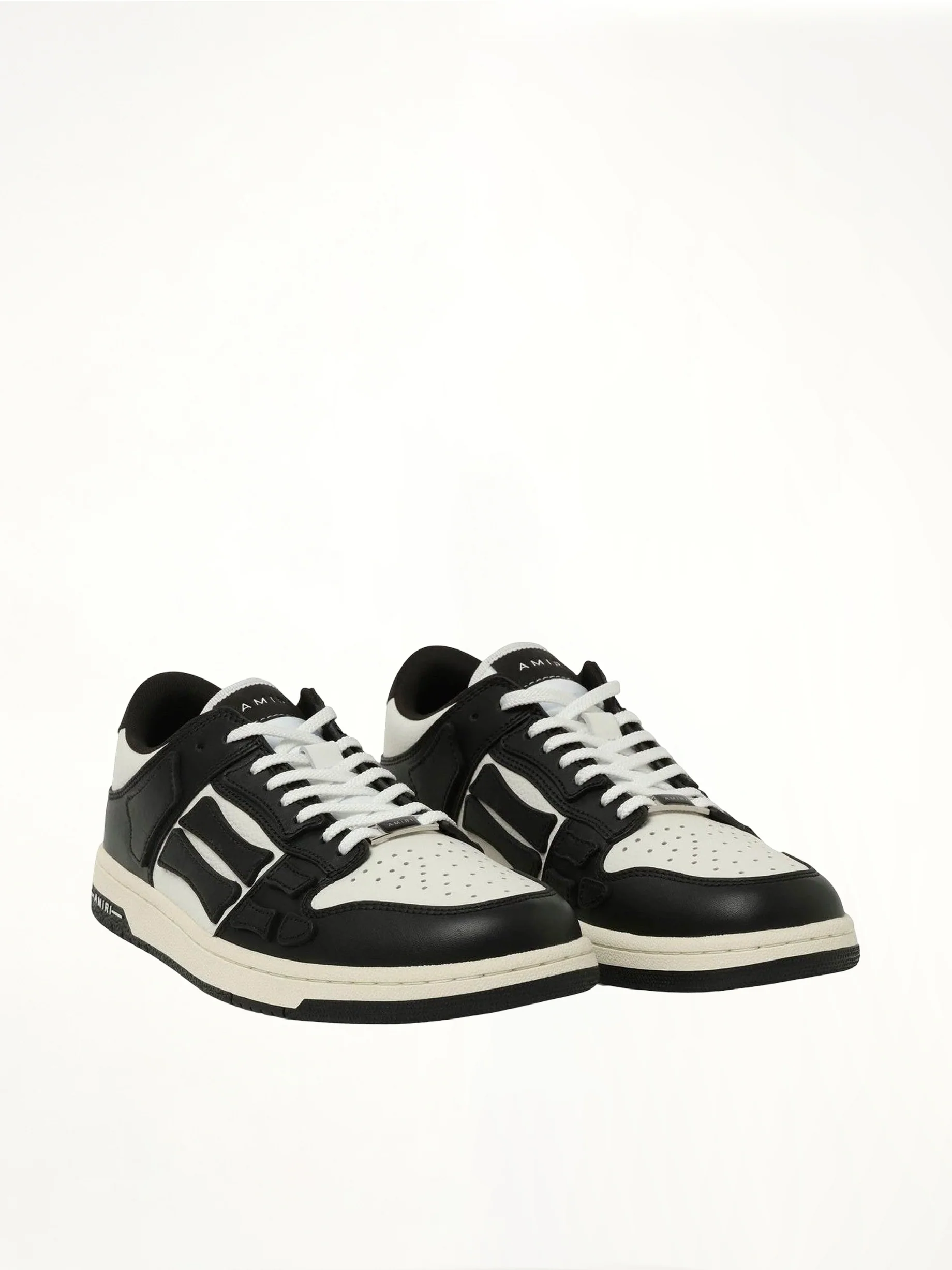 Skeleton Low Sneaker in Black/White - Image 2
