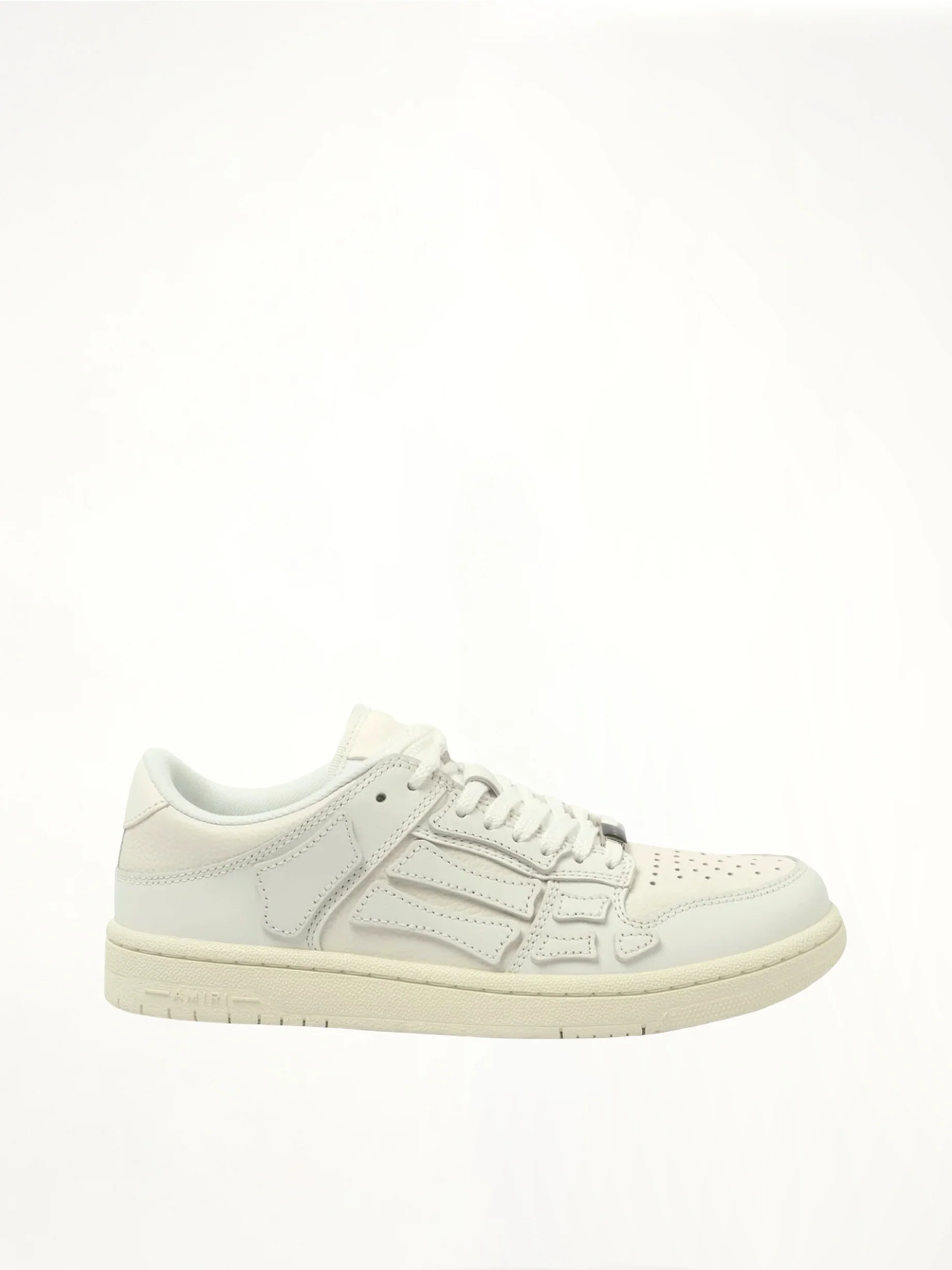 Skeleton Sneaker in White/Vintage