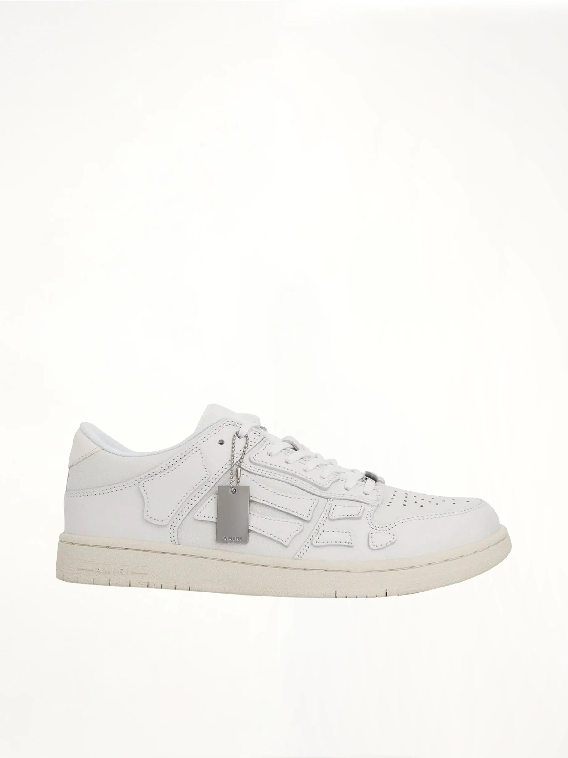 Skeleton Sneaker in White/Vintage