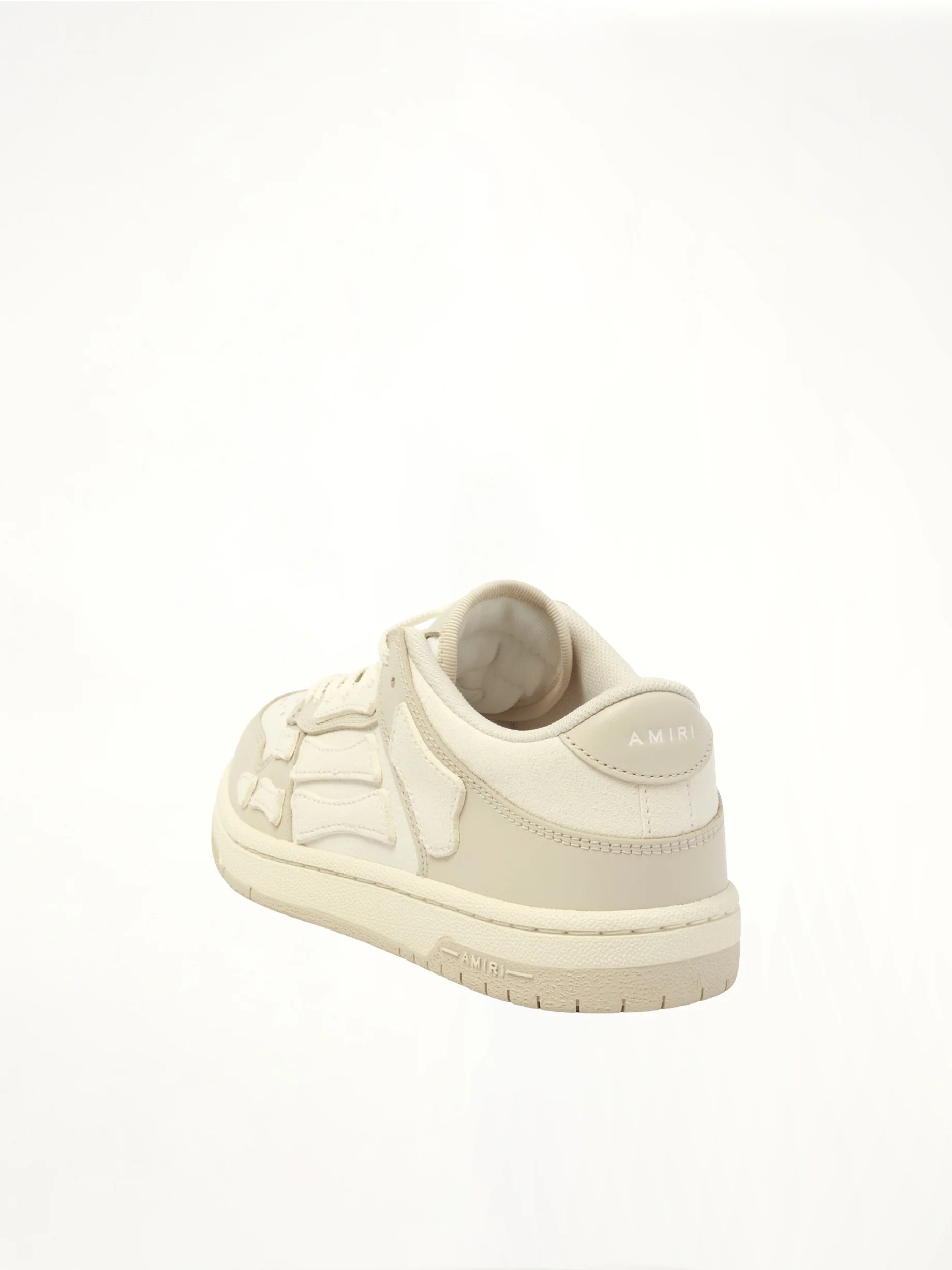 Skeleton Top Low Sneaker in Alabaster - Image 3