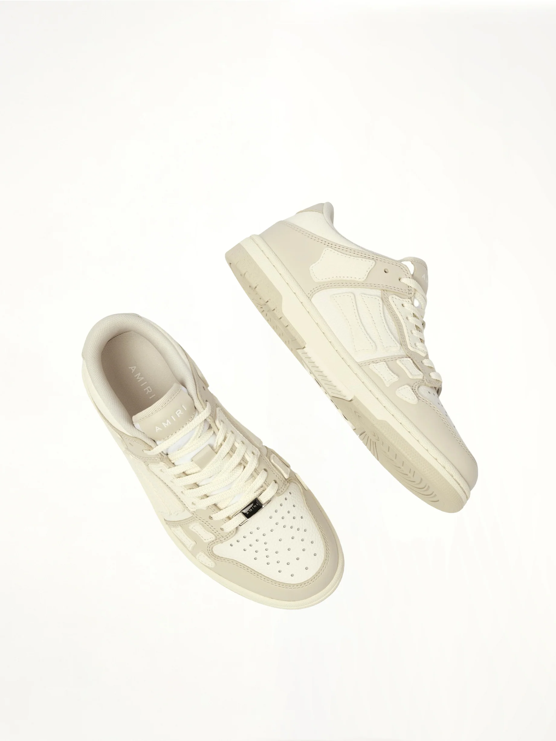 Skeleton Top Low Sneaker in Alabaster - Image 4