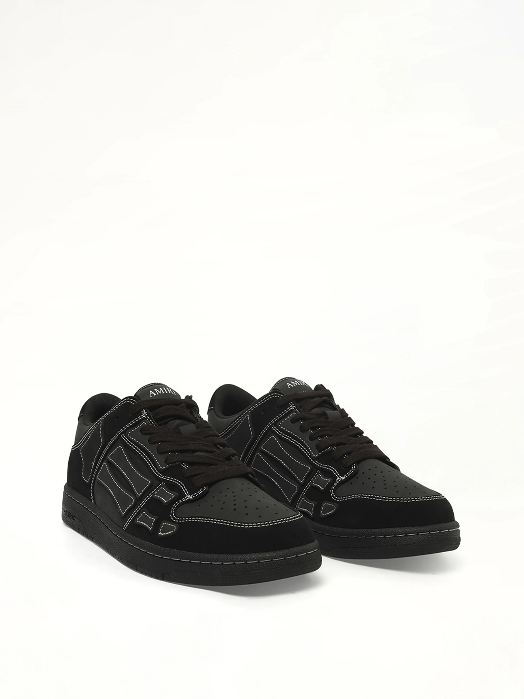 Skeleton Top Low Sneaker in Black - Image 2
