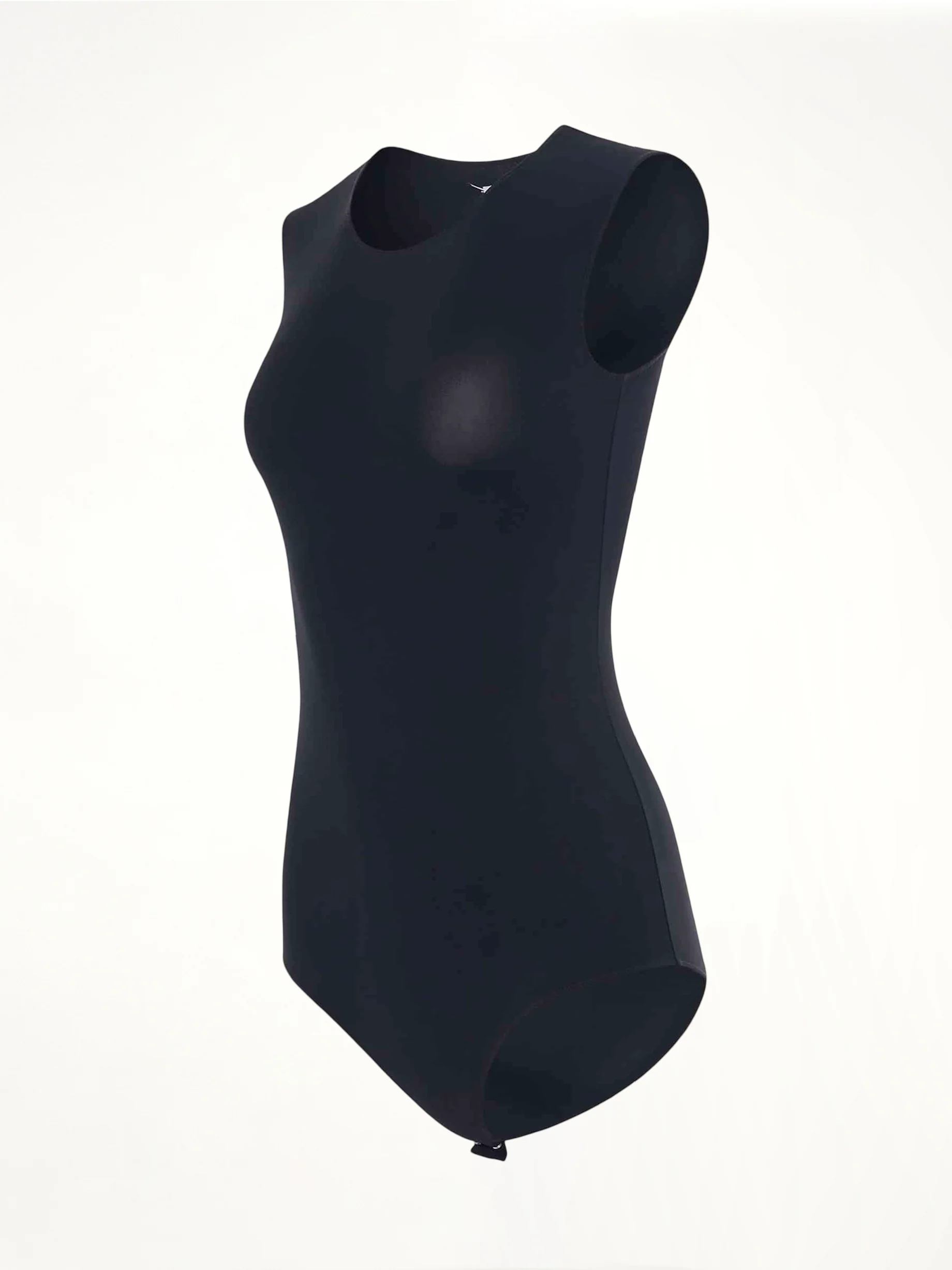 Sleeveless Bodysuit in Black - Image 2