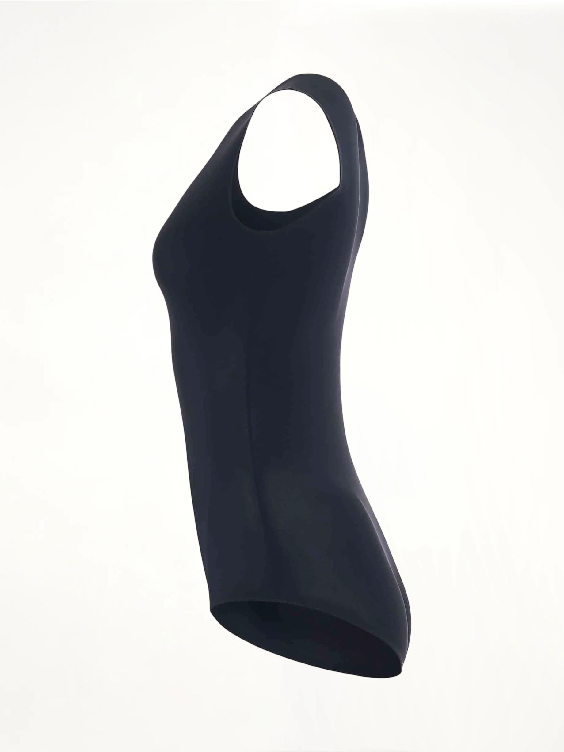 Sleeveless Bodysuit in Black - Image 3