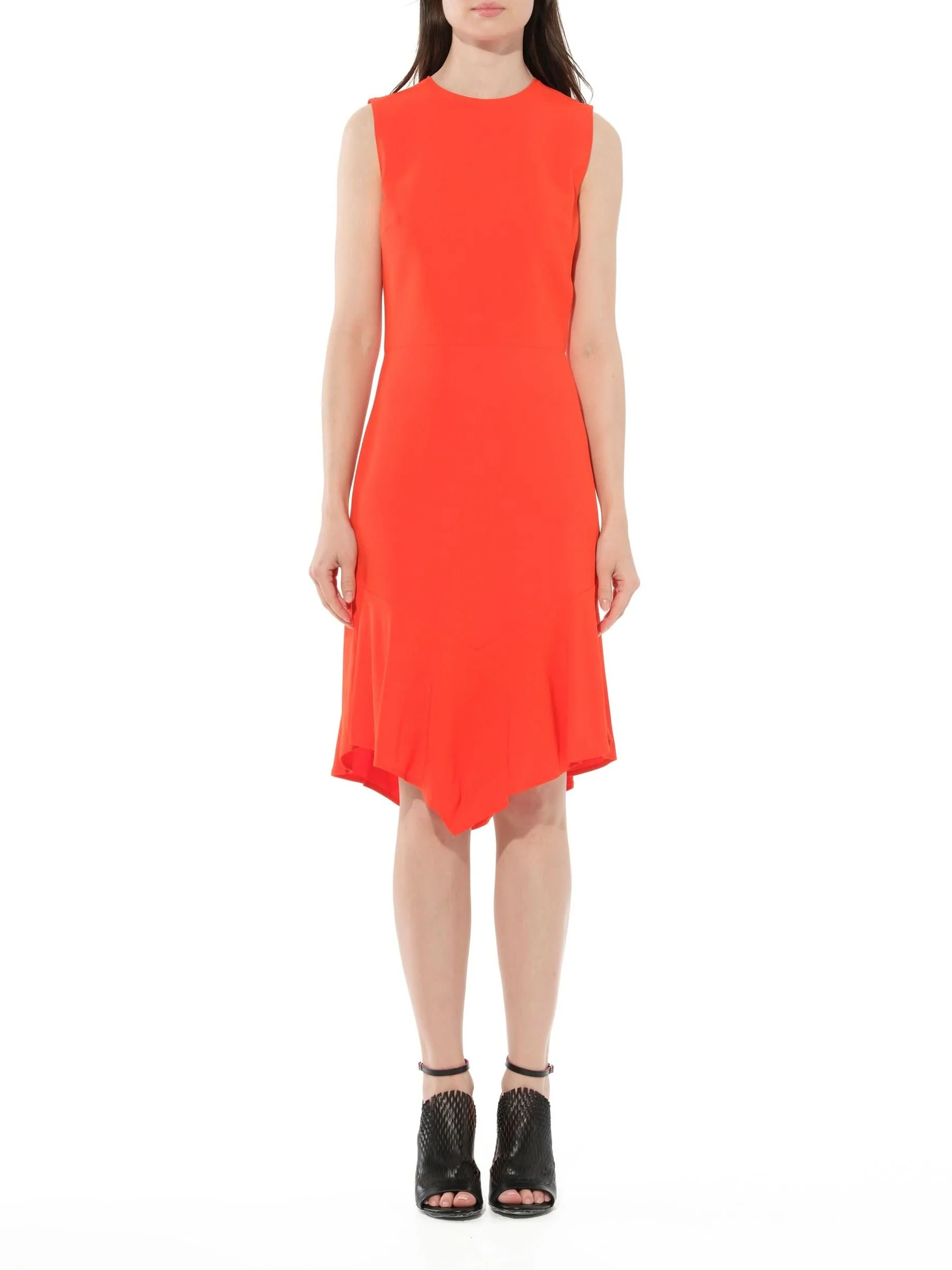 Sleeveless Dress in Orange - Image 4