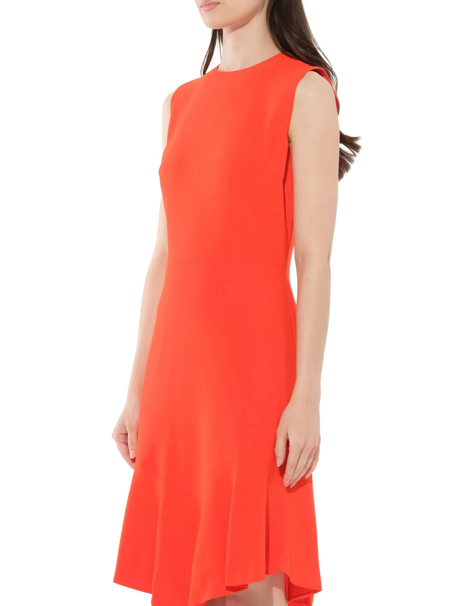 Sleeveless Dress in Orange - Image 5