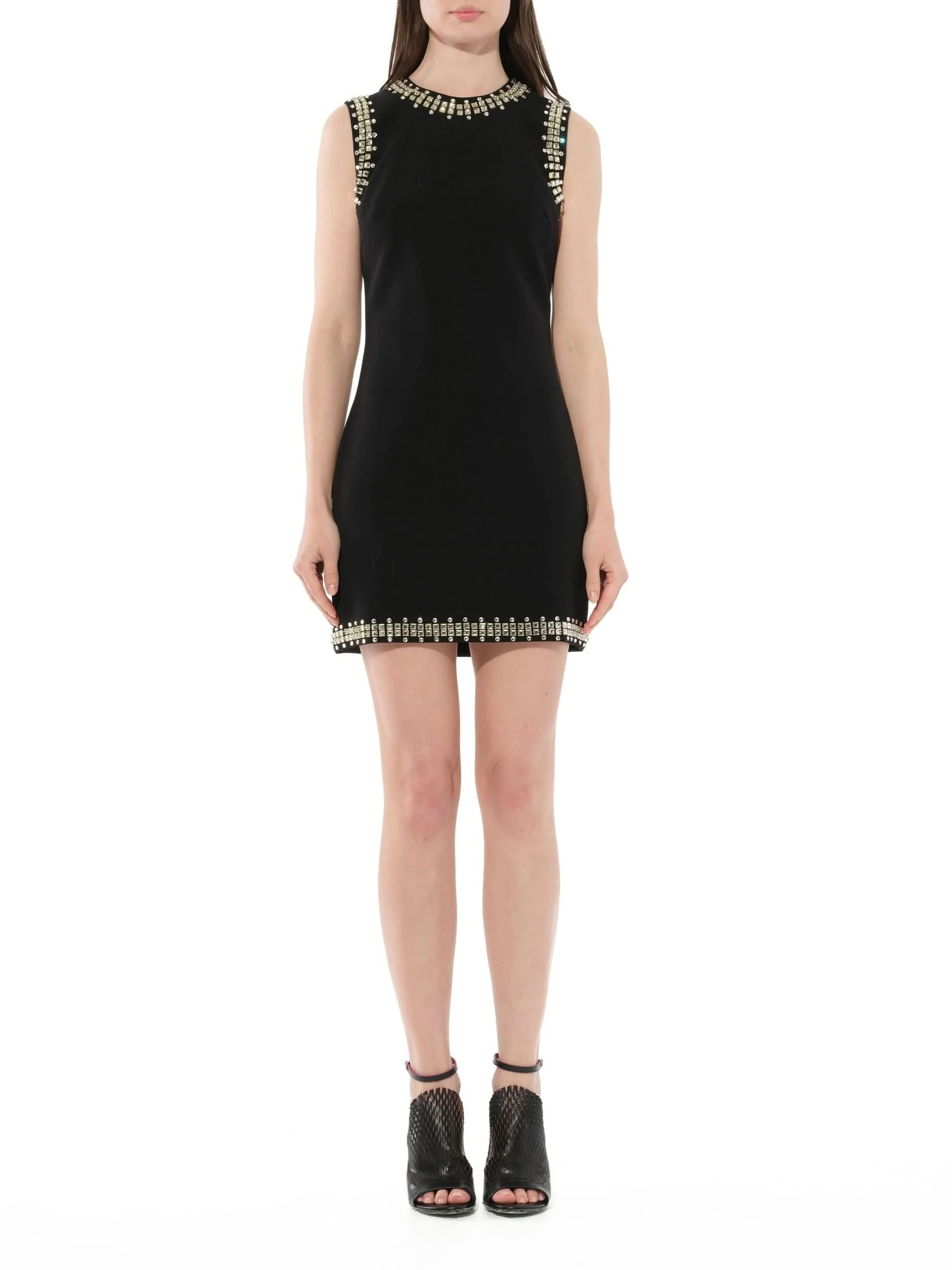 Sleeveless Dress in Black - Image 4