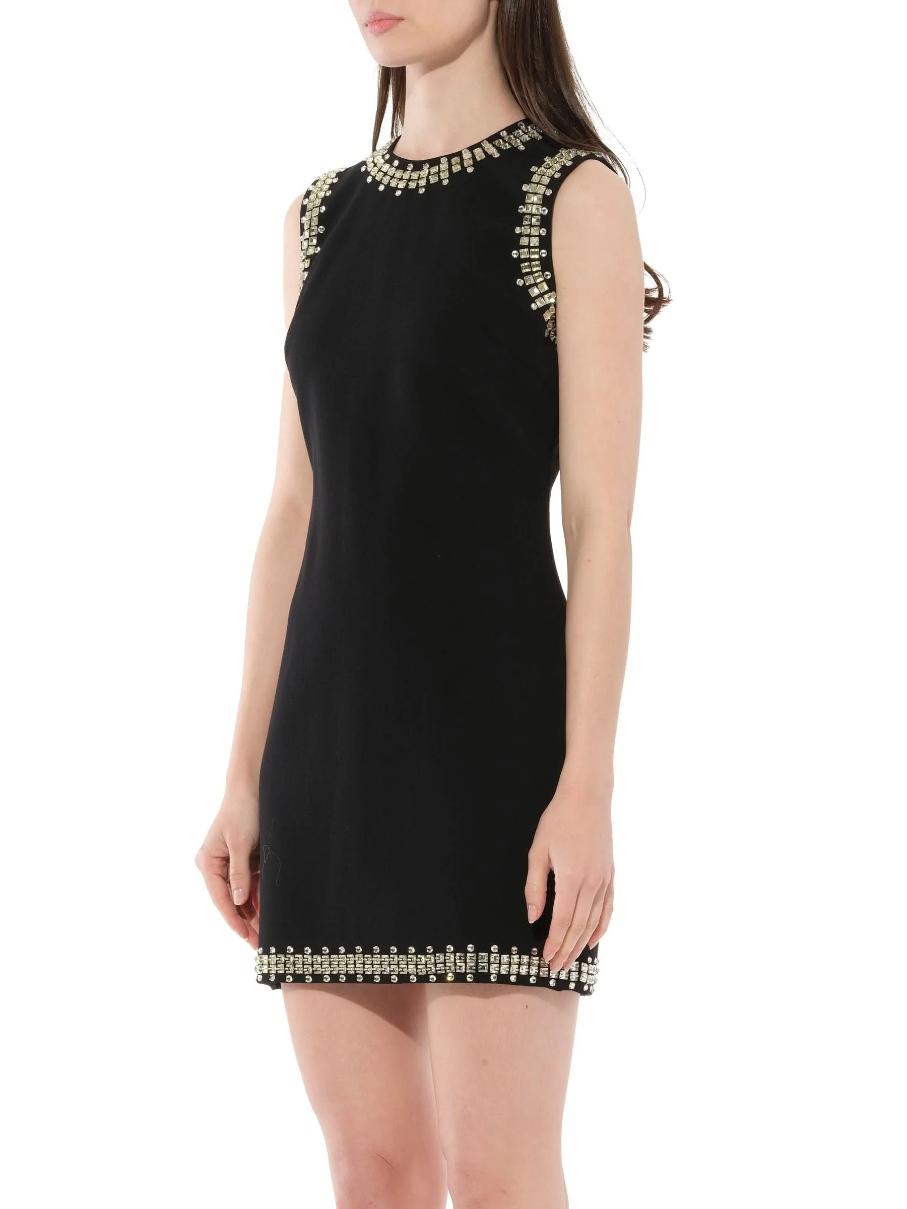 Sleeveless Dress in Black - Image 5
