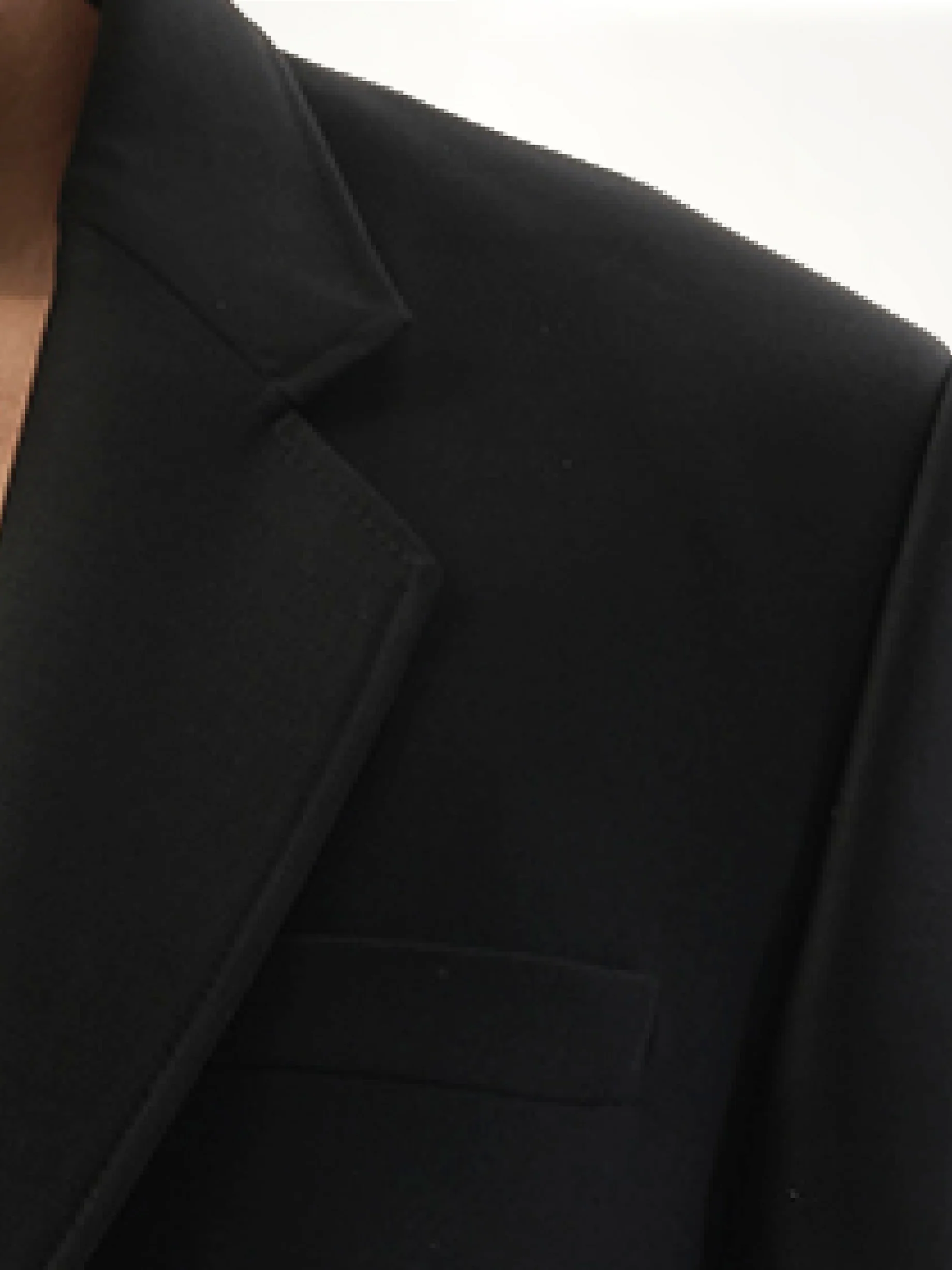 Slim Fit Jacket in Black - Image 3