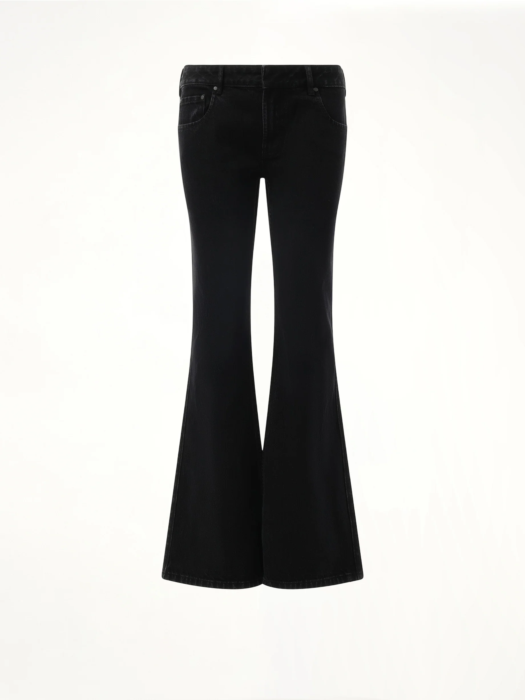 Slim-Flared Jeans in Magnetite - Image 2
