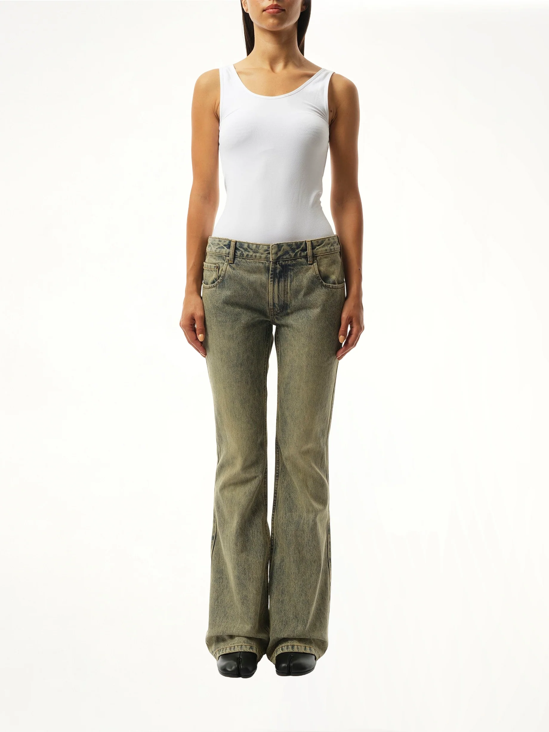 Slim-Flared Jeans in Surfacewave - Image 4