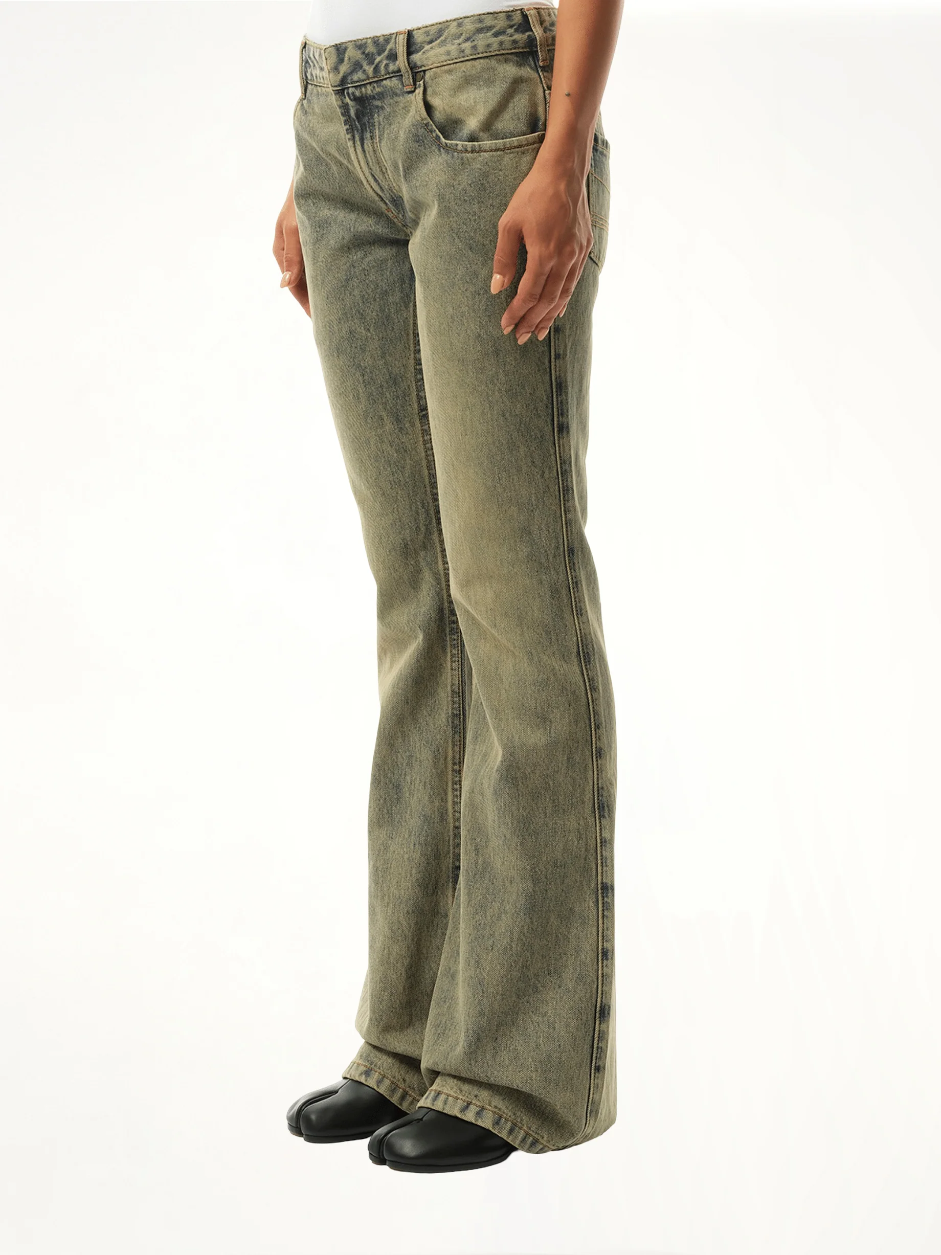 Slim-Flared Jeans in Surfacewave - Image 5