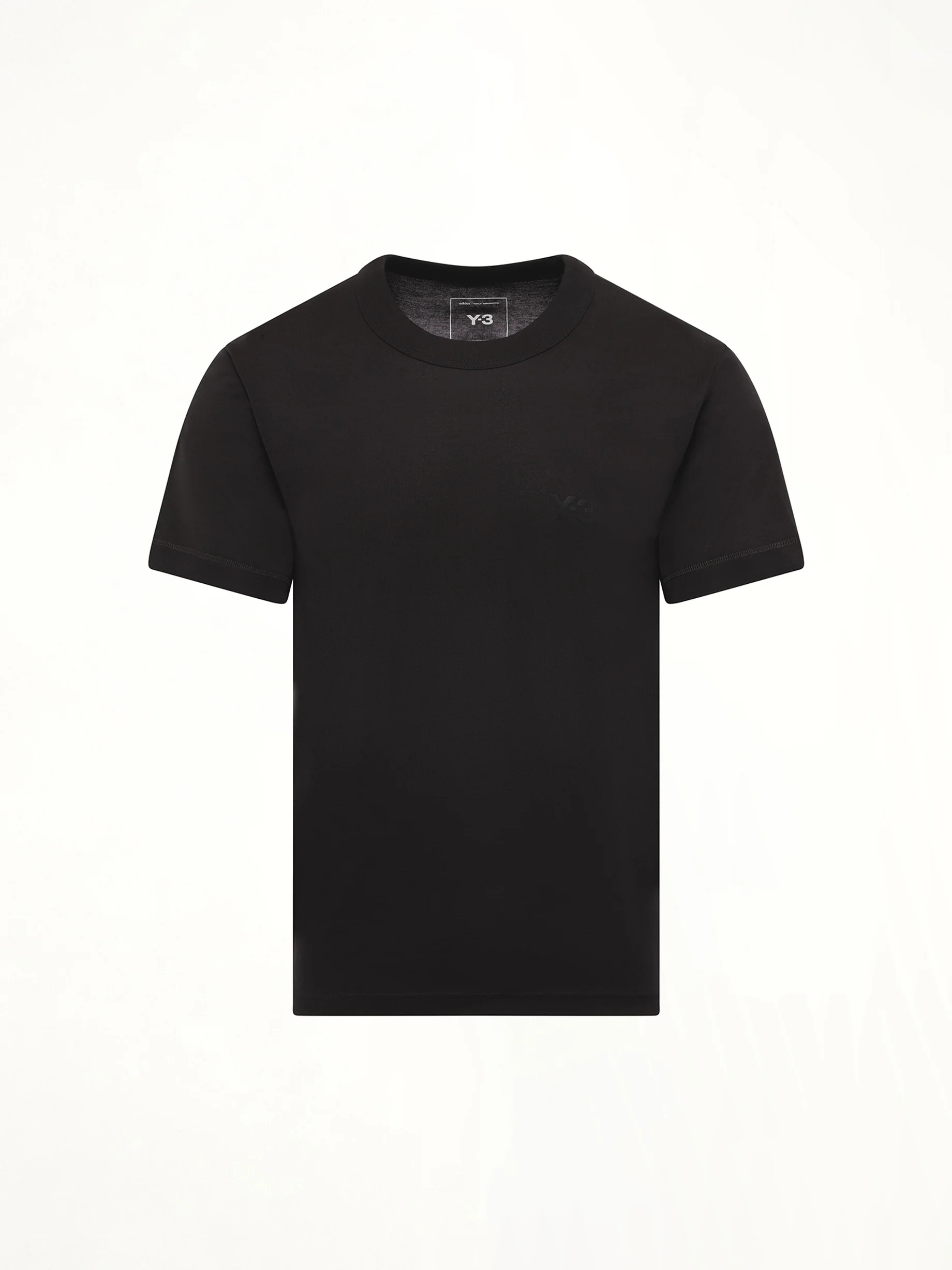 Slim Short Sleeve T-Shirt in Black - Image 2