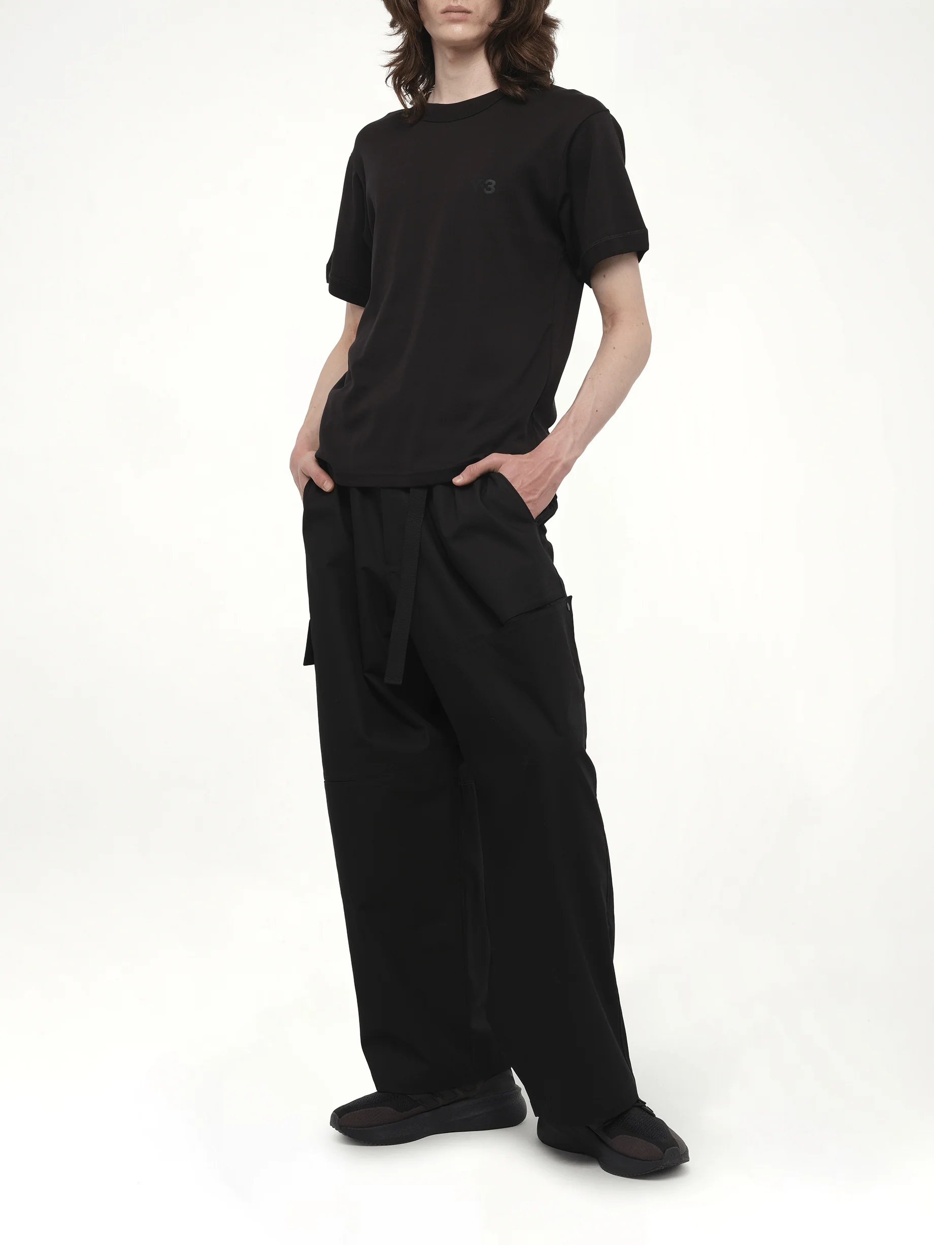 Slim Short Sleeve T-Shirt in Black - Image 4