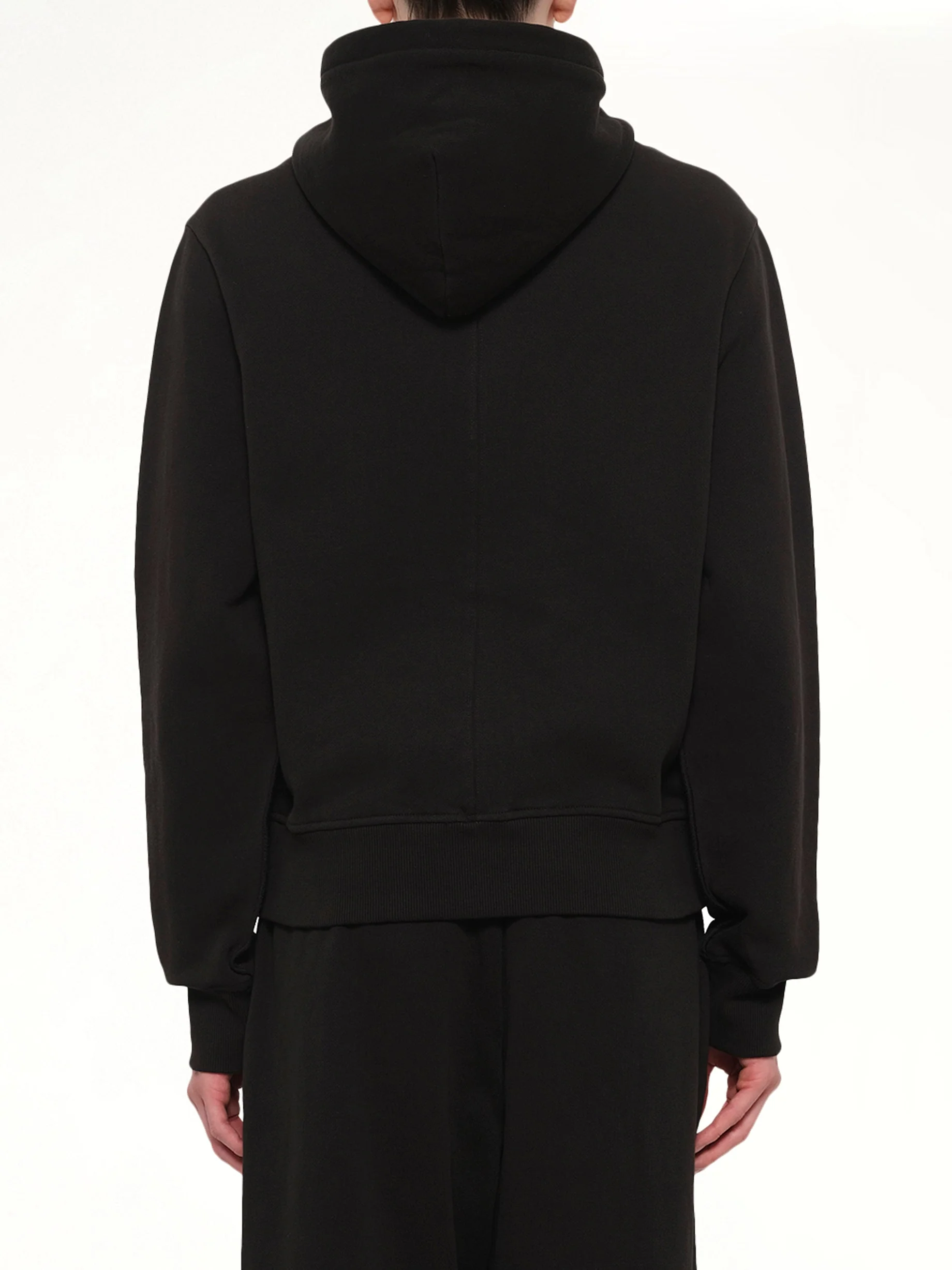 Slim Zip Up in Black - Image 5