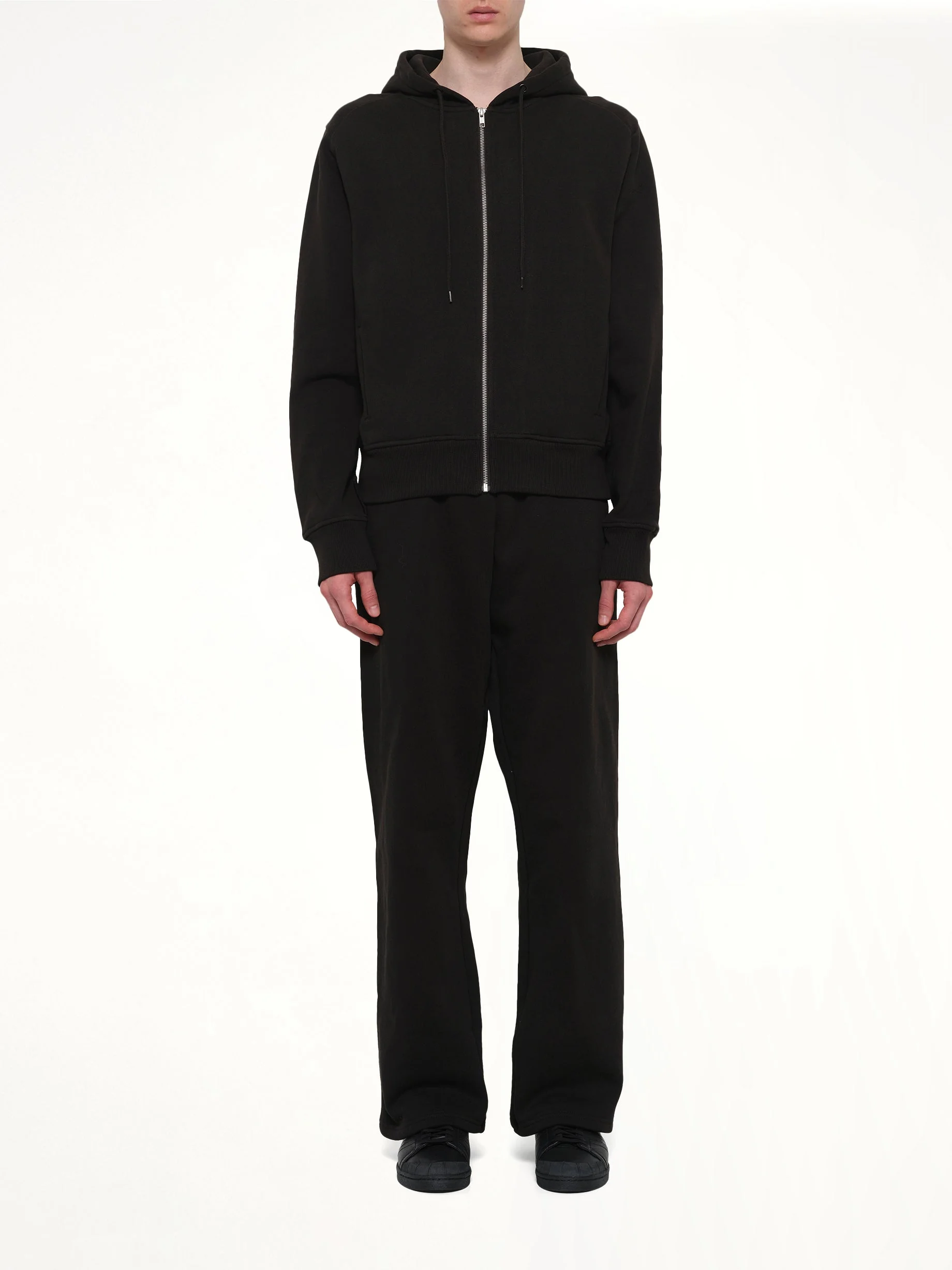 Slim Zip Up in Black - Image 7