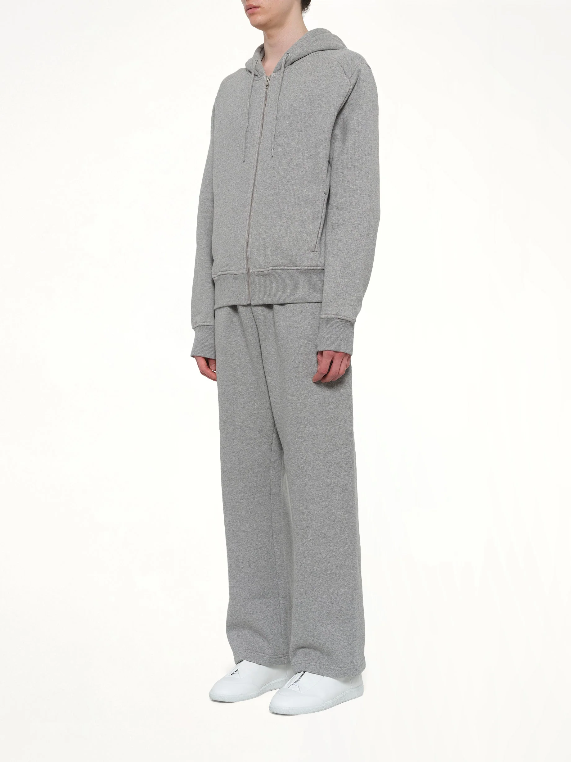 Slim Zip Up in Grey Marle - Image 4