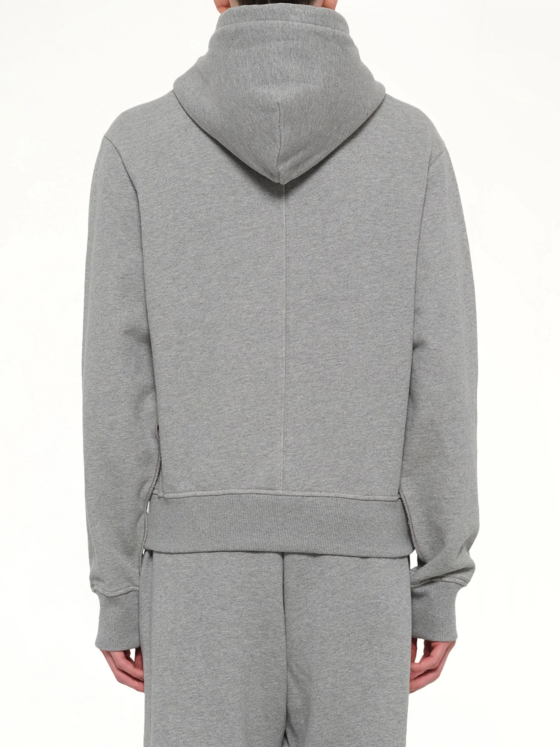 Slim Zip Up in Grey Marle - Image 5