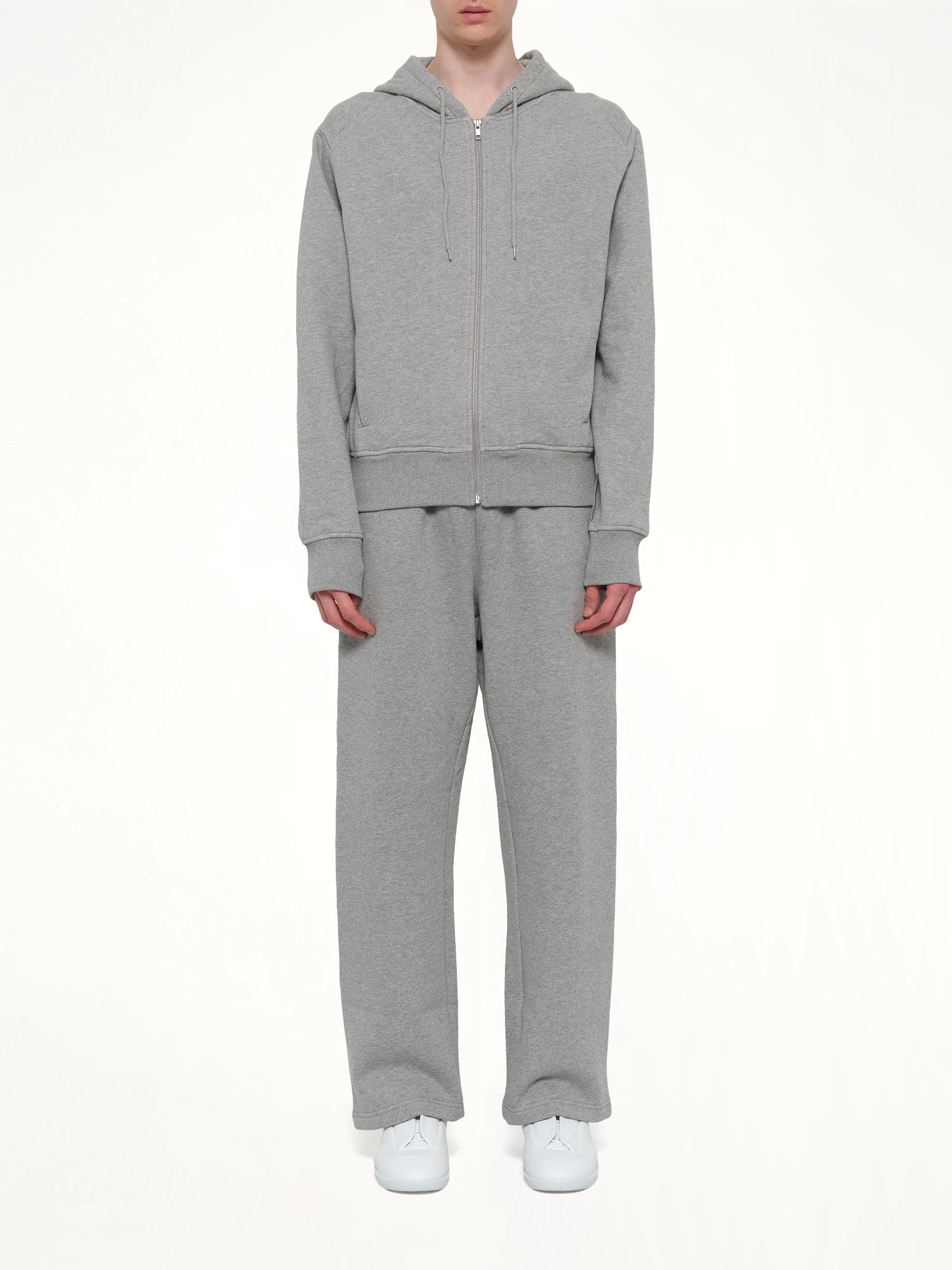 Slim Zip Up in Grey Marle - Image 7