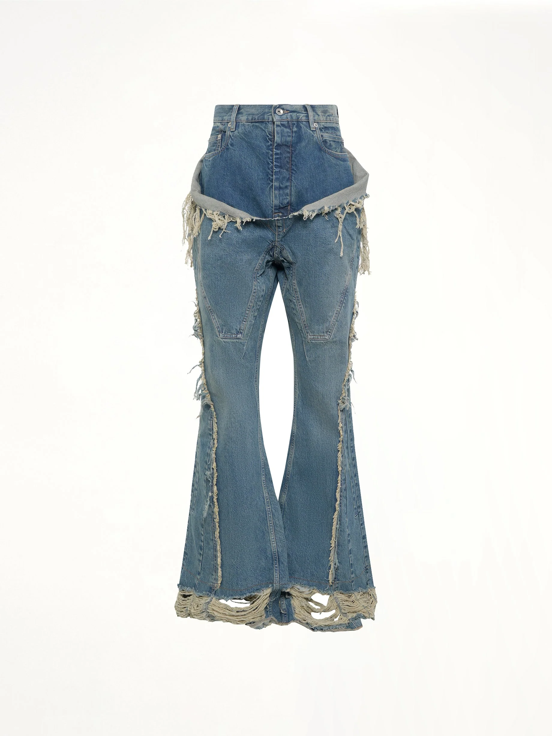 Slivered Bootcut in Washed Indigo - Image 2
