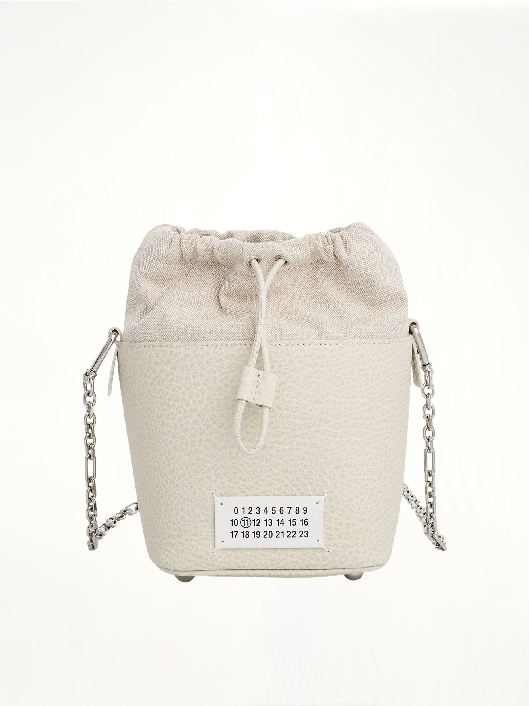 Small 5AC Bucket Bag in Greige - Image 2