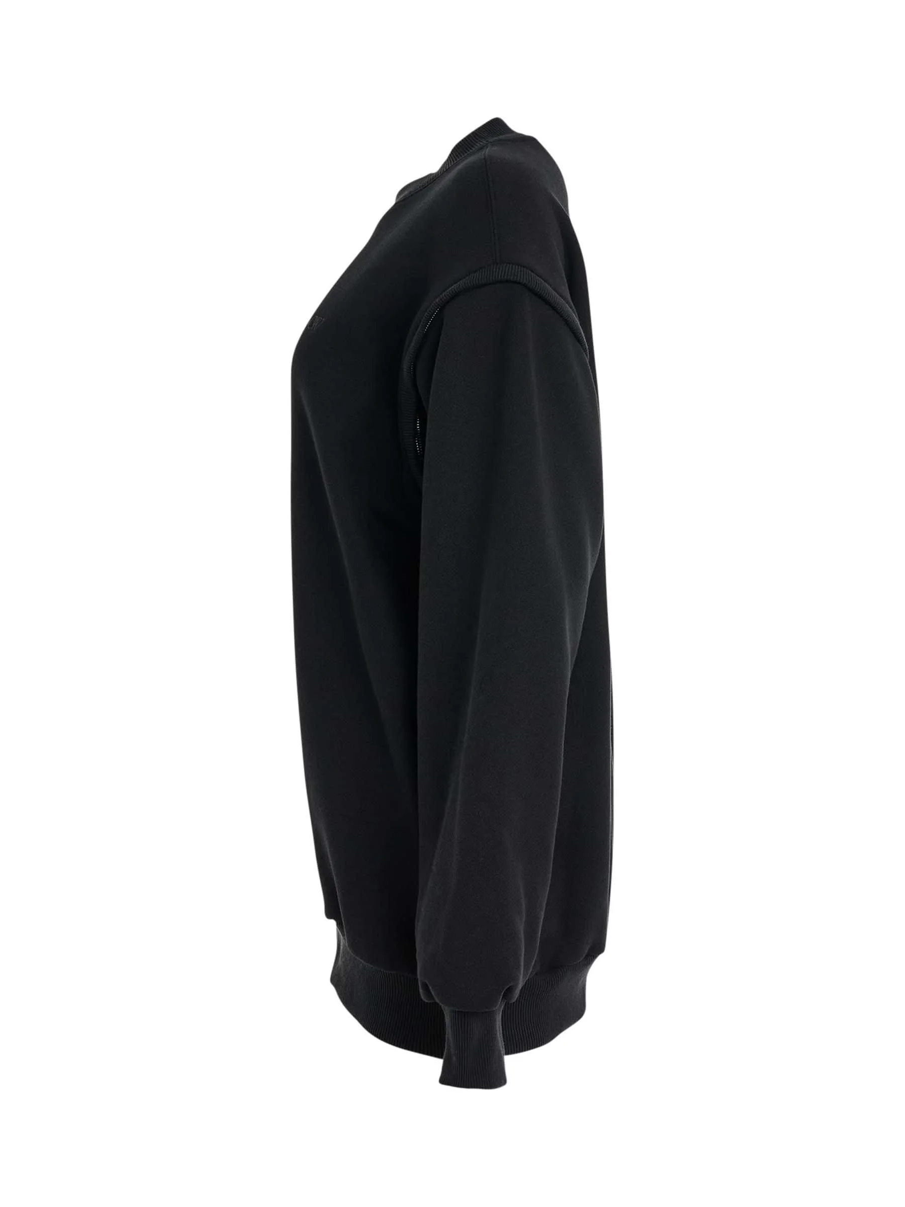 Small Arrow Bow Twist Sweatshirt in Black - Image 3