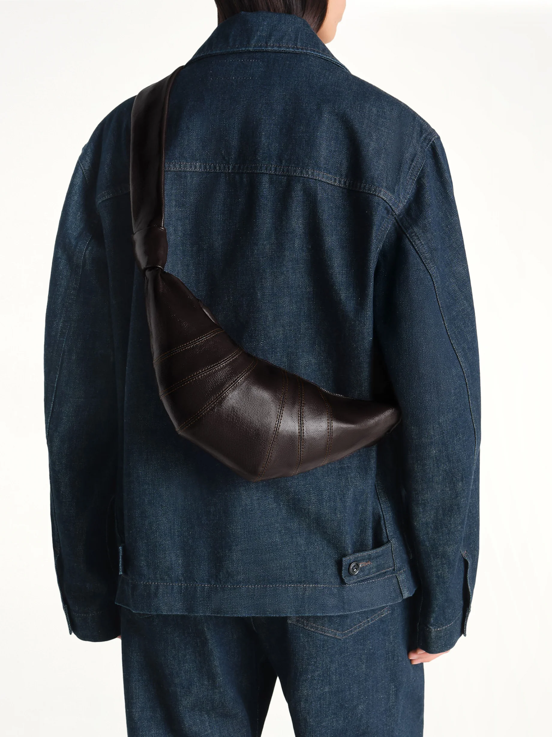 Small Croissant Bag in Truffle - Image 4