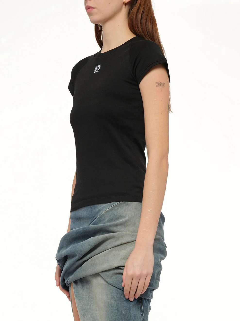 Small Fit T-Shirt in Black - Image 3
