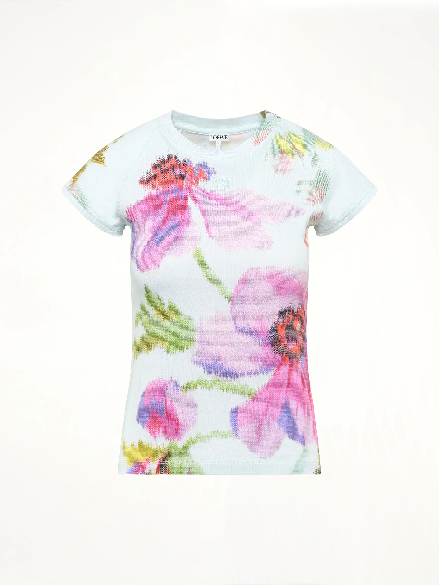 Small Fit T-Shirt in Light Blue/Multicolour - Image 2