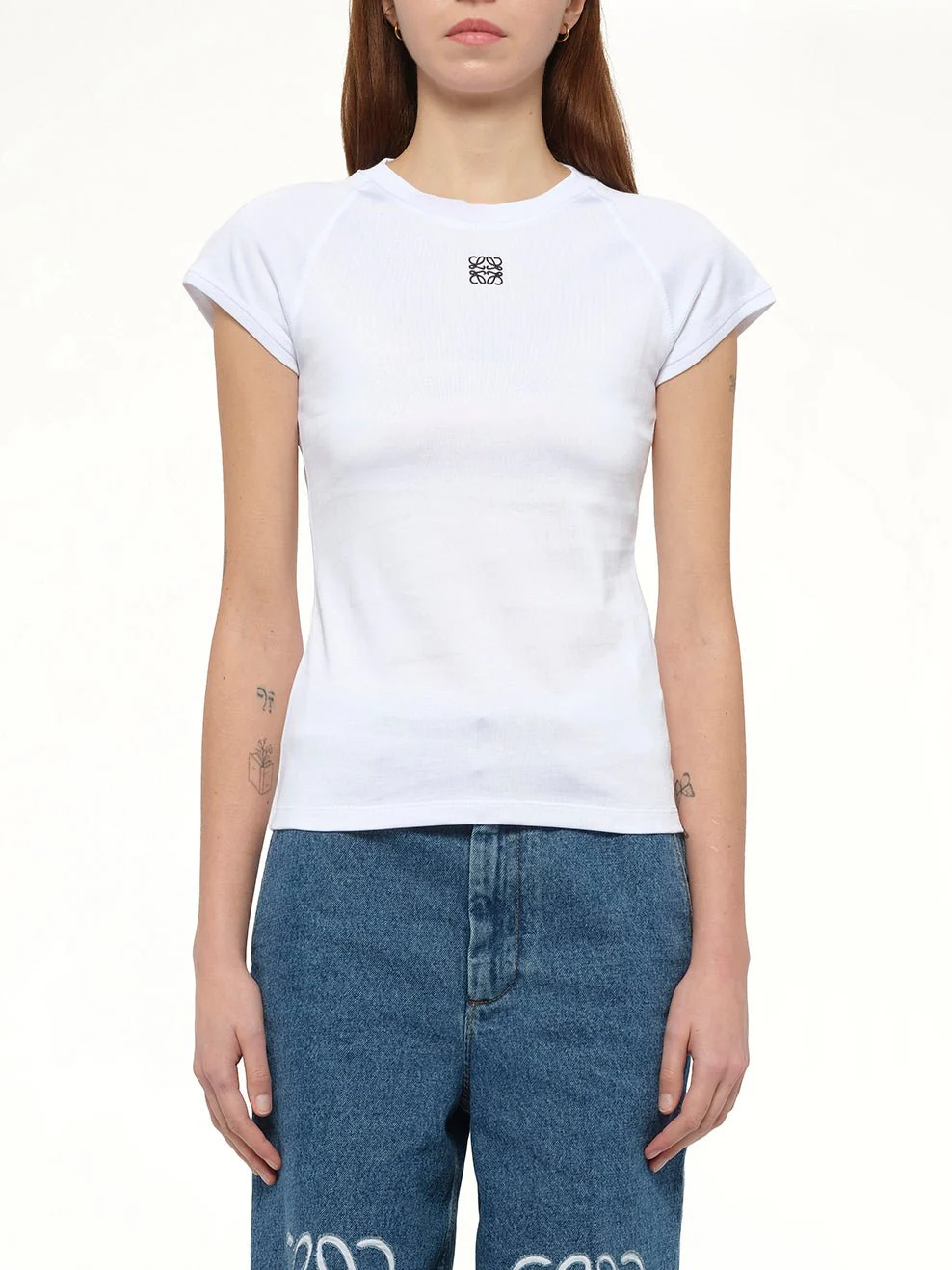 Small Fit Anagram T-Shirt in White