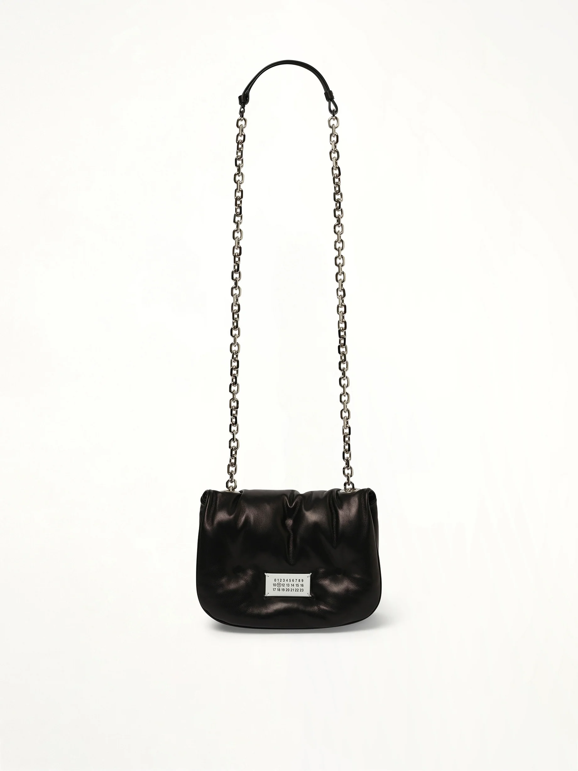 Small Glam Slam Flap Bag in Black